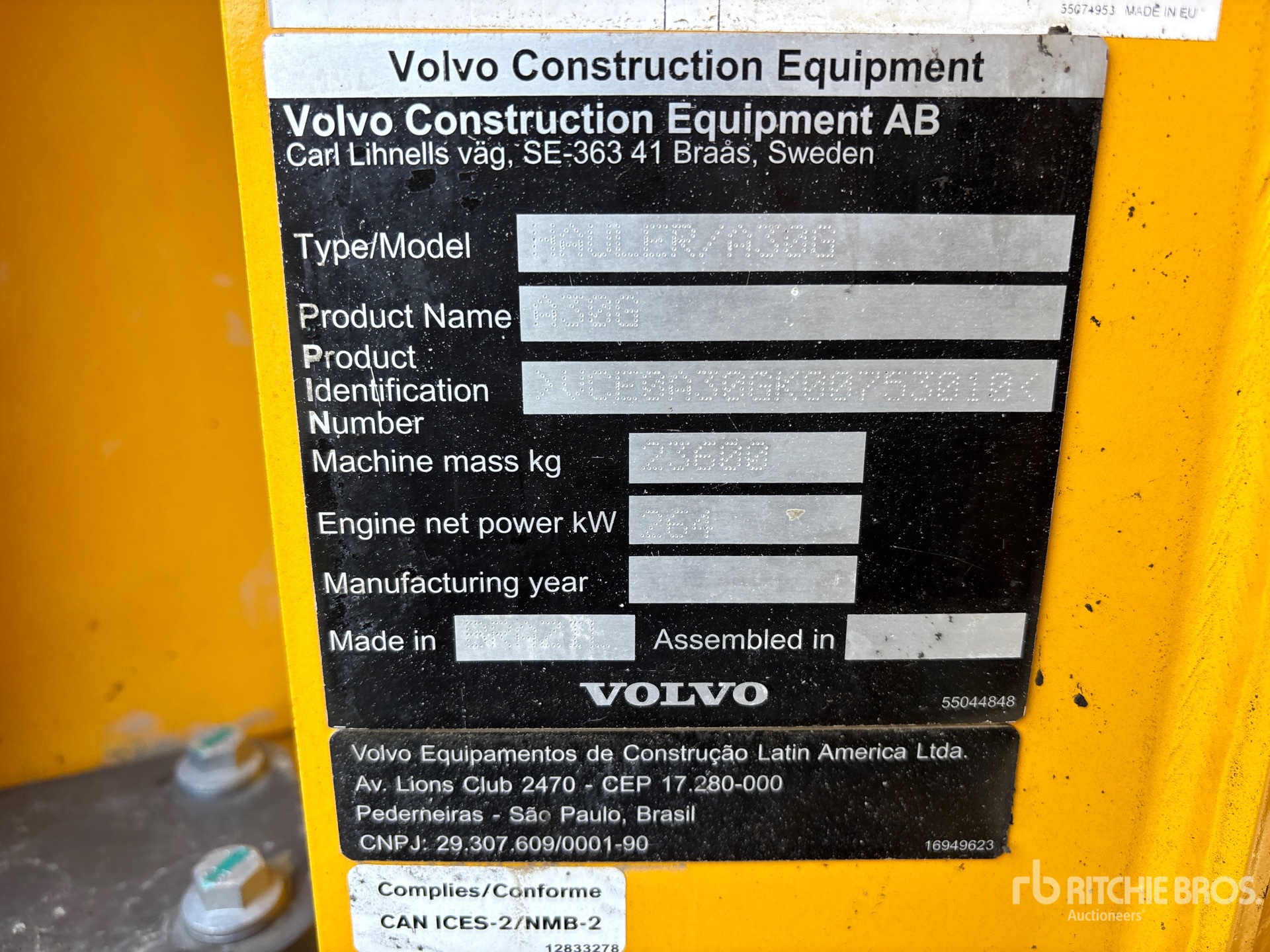 2022 Volvo A30G