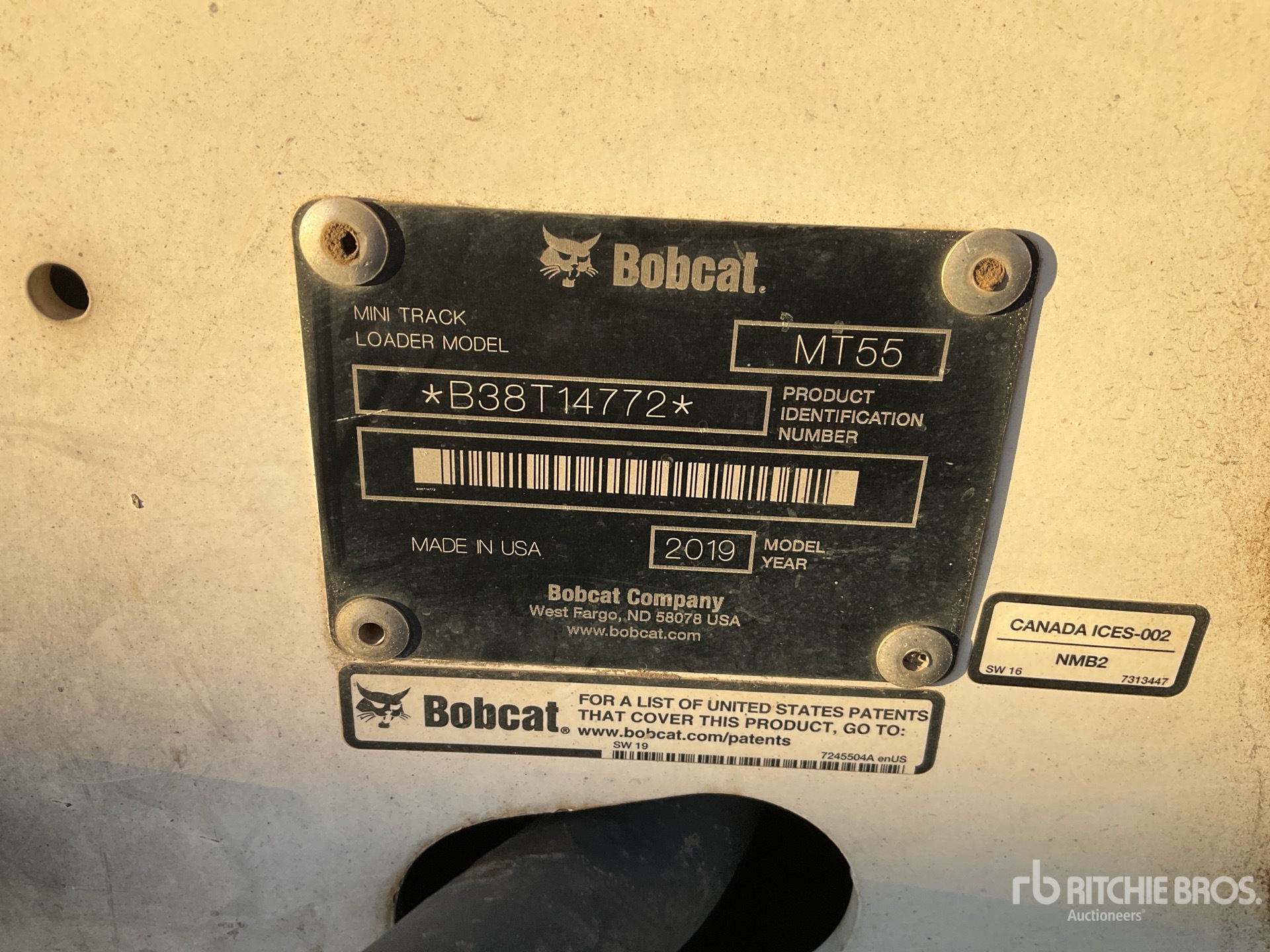 2019 Bobcat MT55