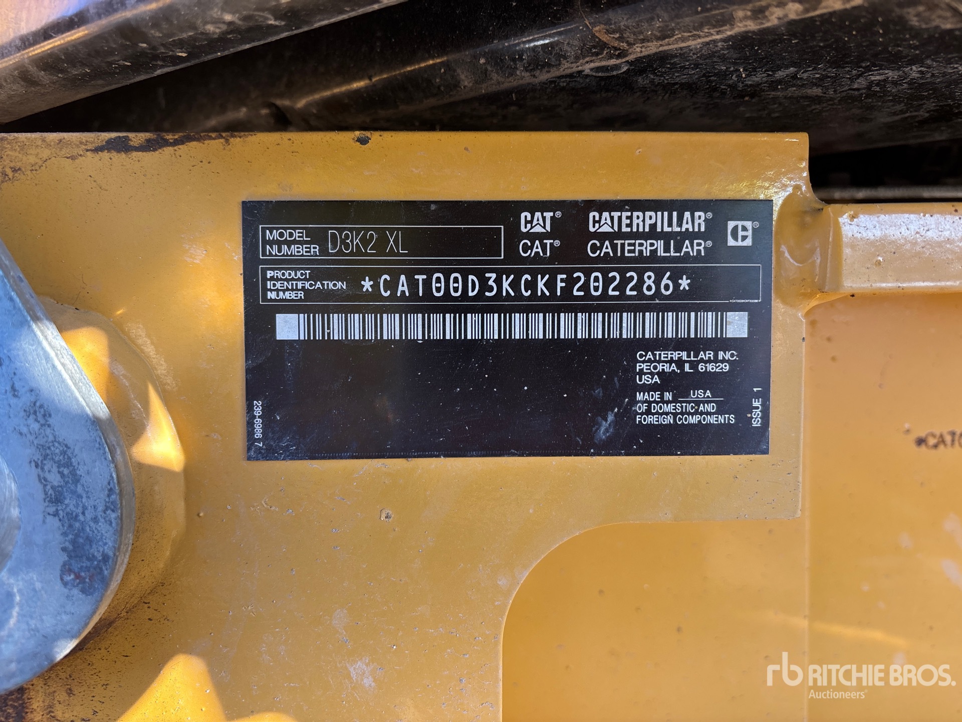 2017 Caterpillar D3K2 XL