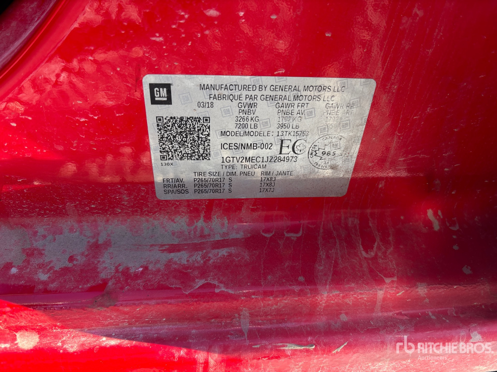 2018 GMC SIERRA 1500