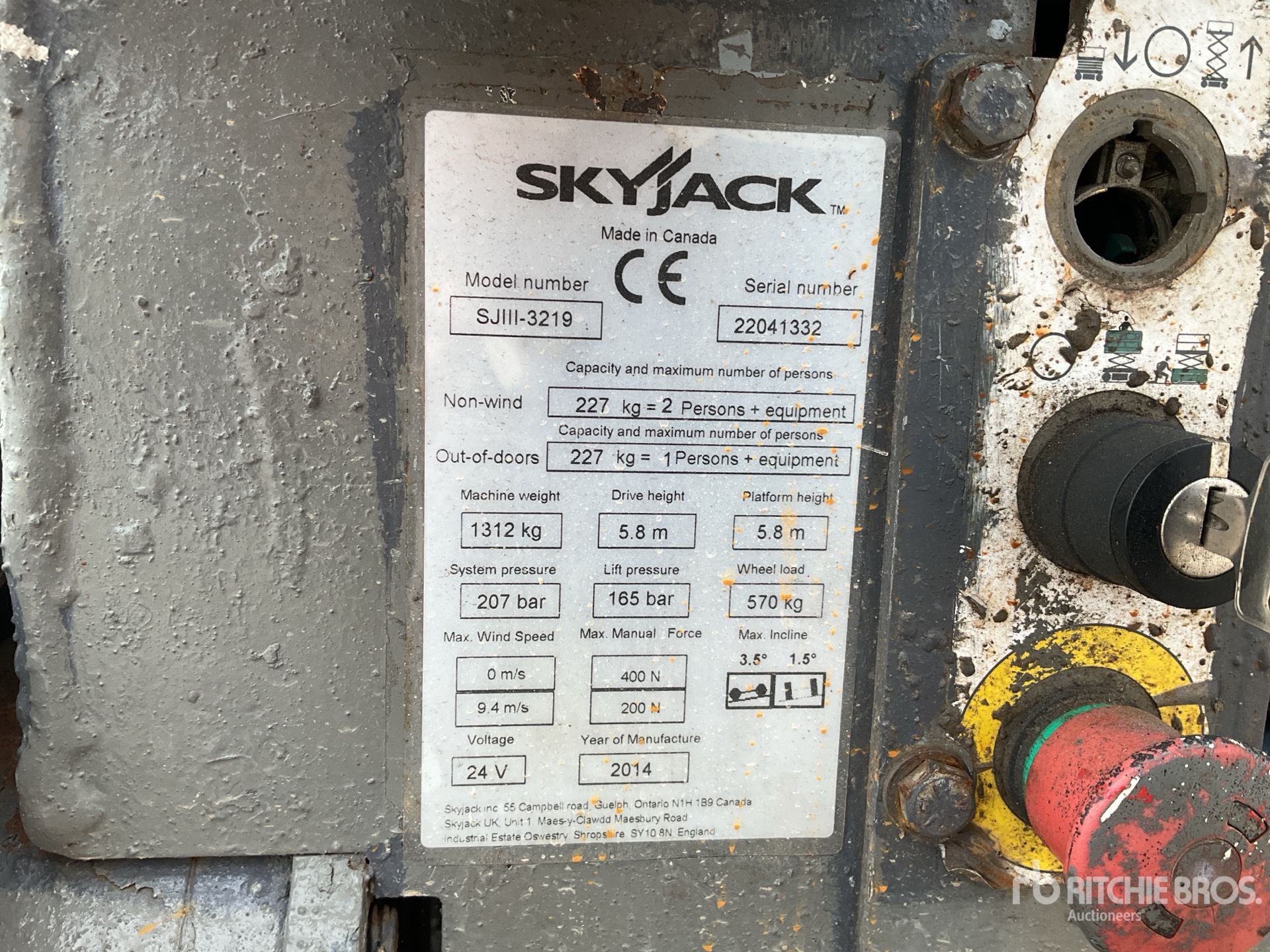 2014 Skyjack SJIII-3219
