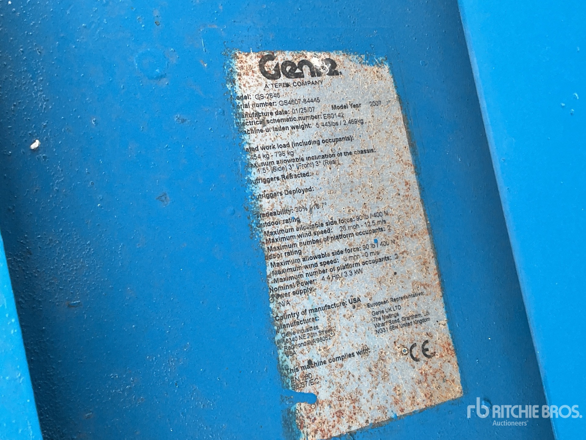 2007 Genie GS-2646