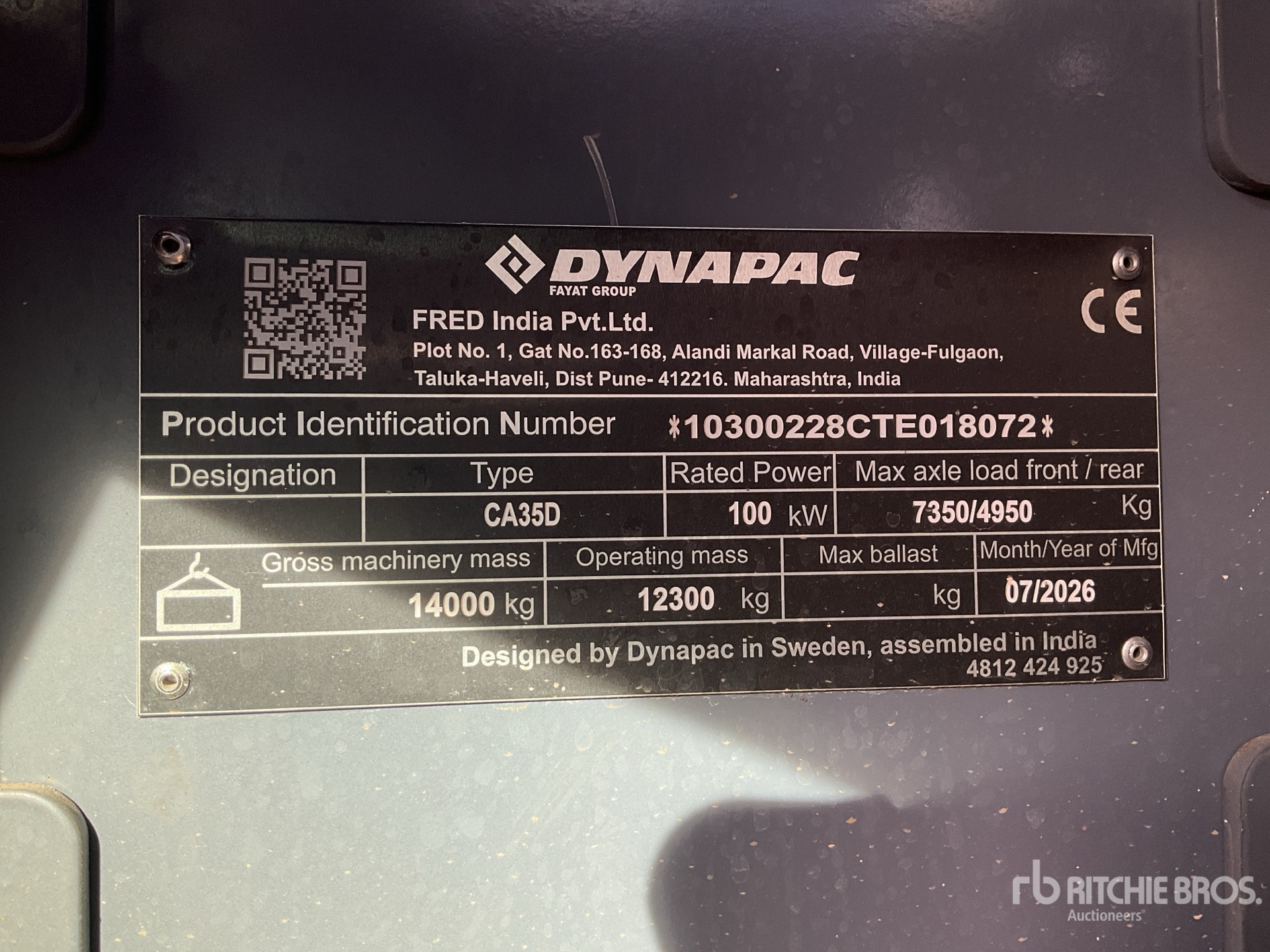 2026 Dynapac CA35D