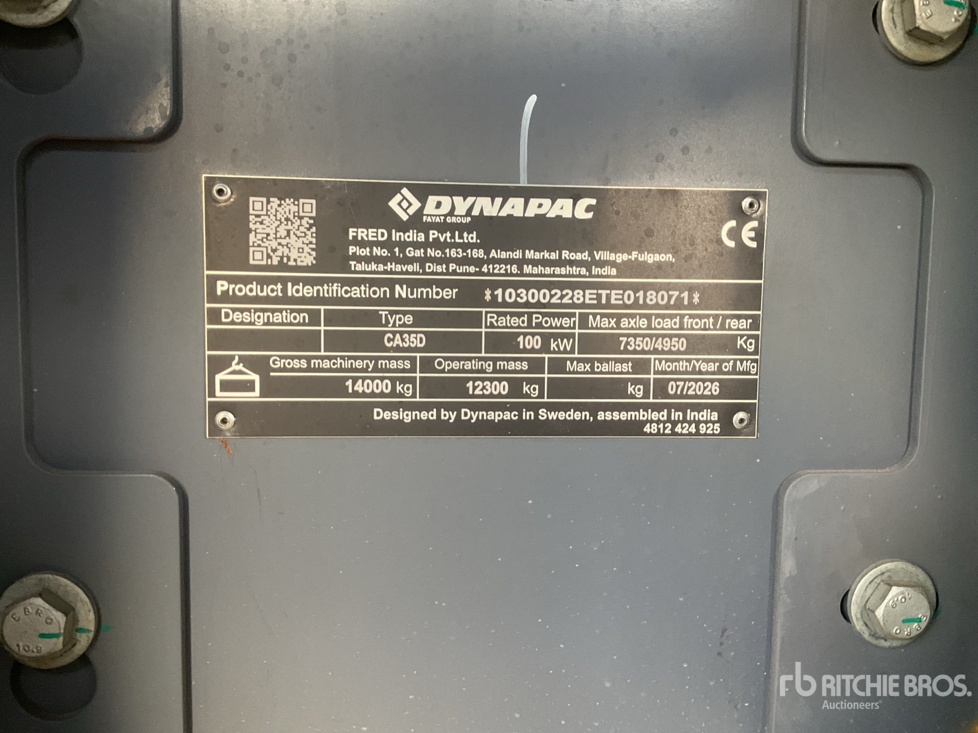 2026 Dynapac CA35D