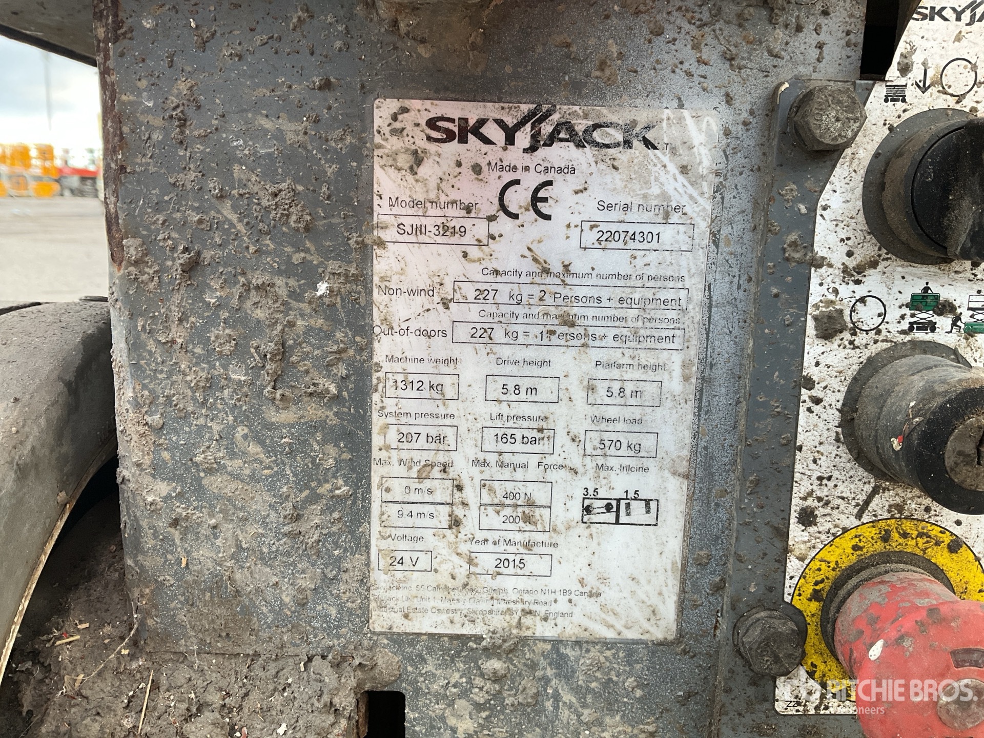 2015 Skyjack SJIII3219