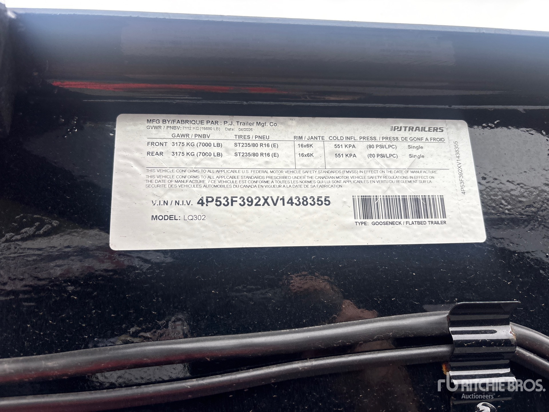 2027 Pj Trailers LQ302