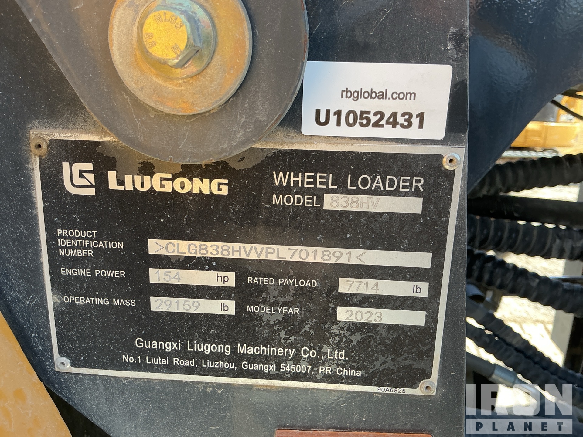2023 Liugong 838HV