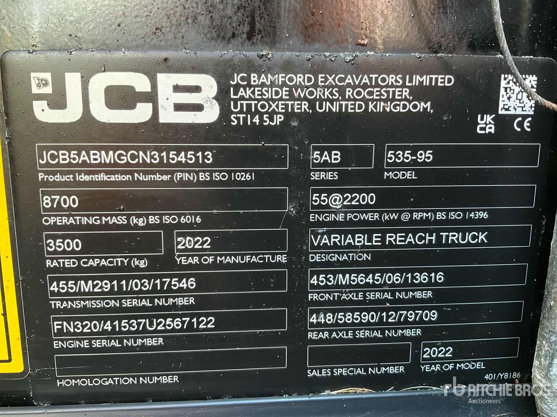 2022 JCB 535-95
