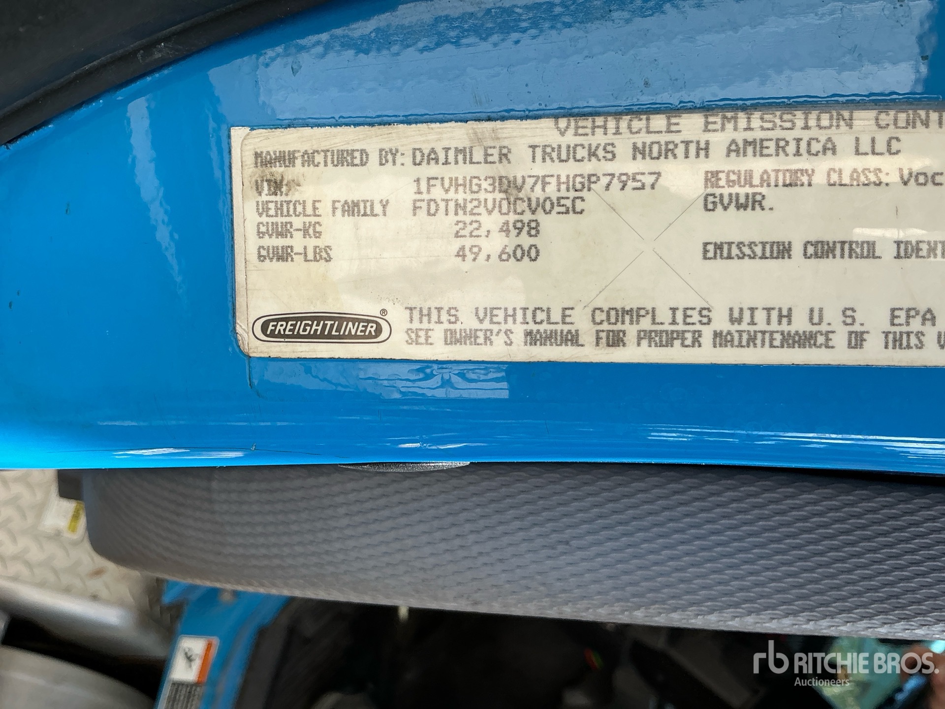 2015 Freightliner 114SD