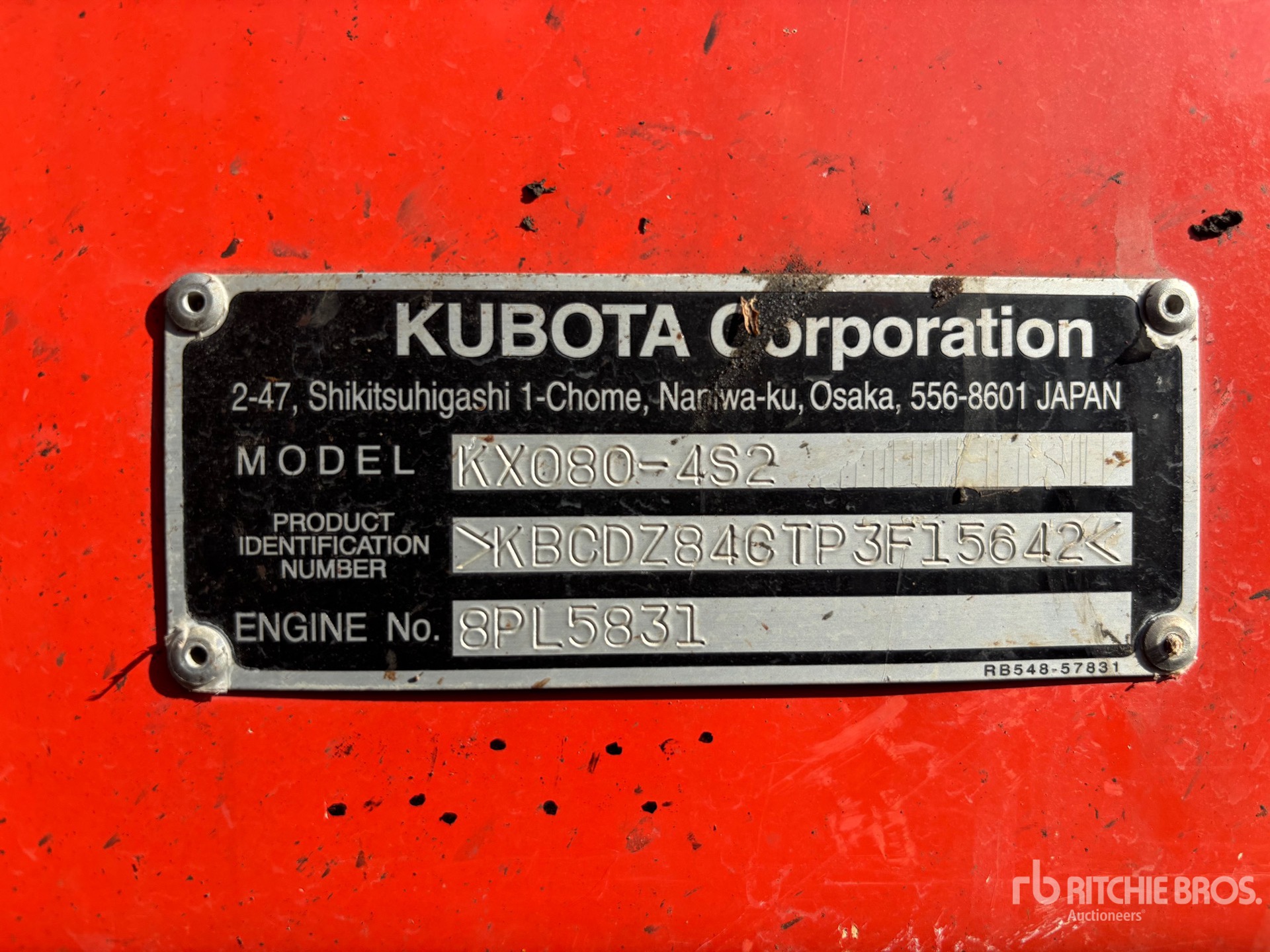 Kubota KX080-4S2
