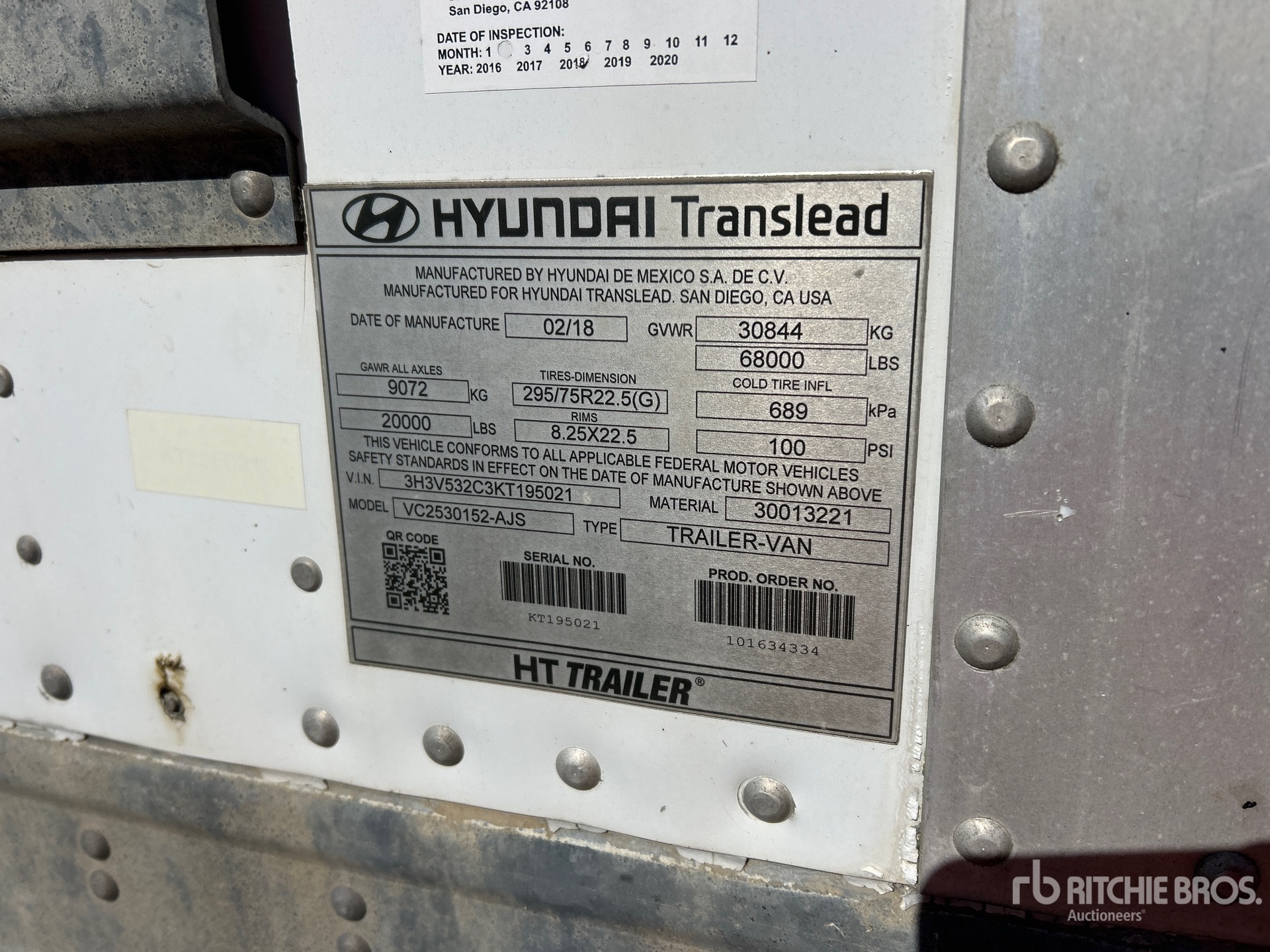 2019 Hyundai VC2530152-AJS