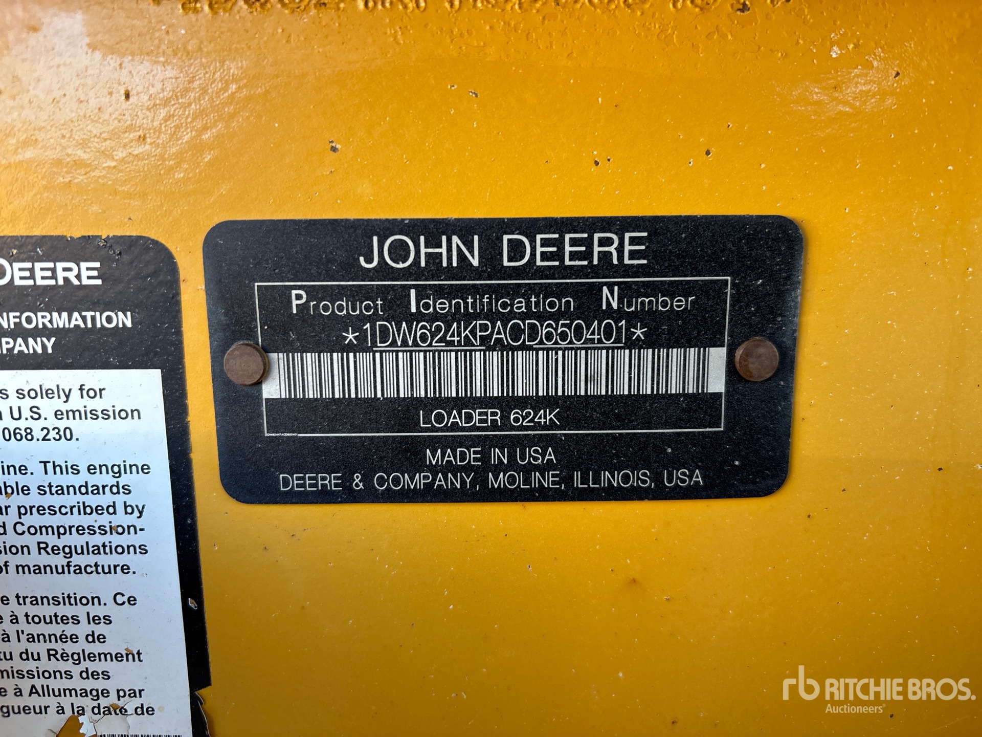 2013 John Deere 624 K