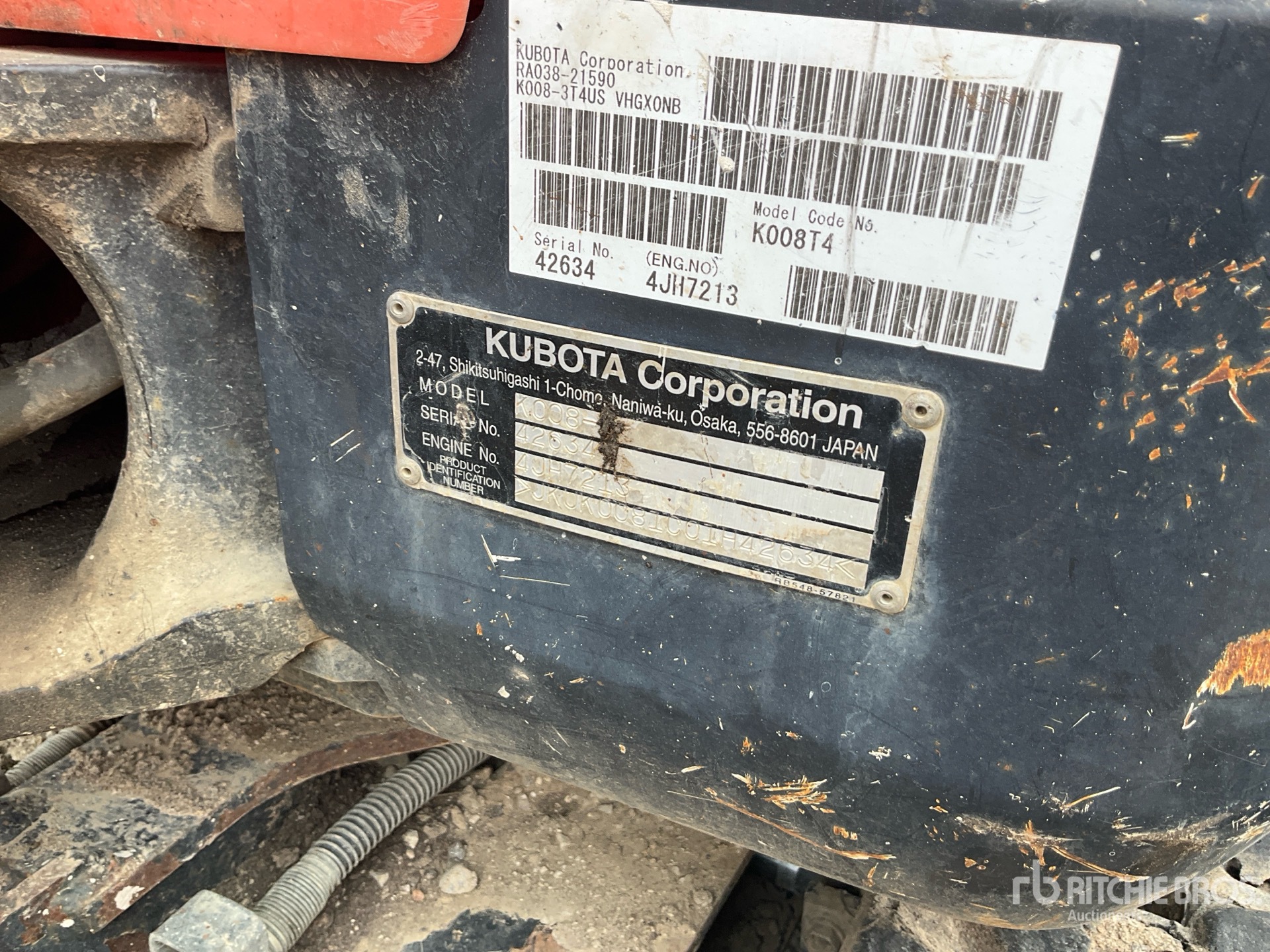 2018 Kubota K008-3