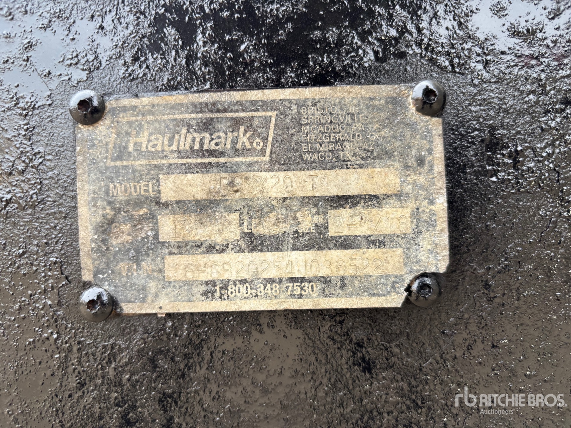 2004 Haulmark GR85X20WT4