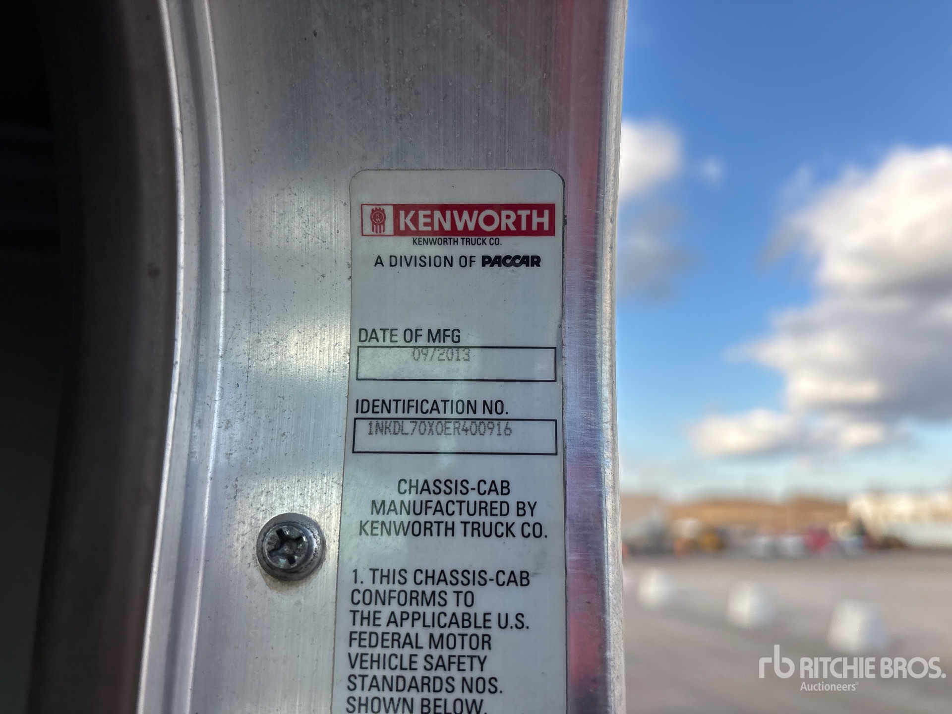 2014 Kenworth T800