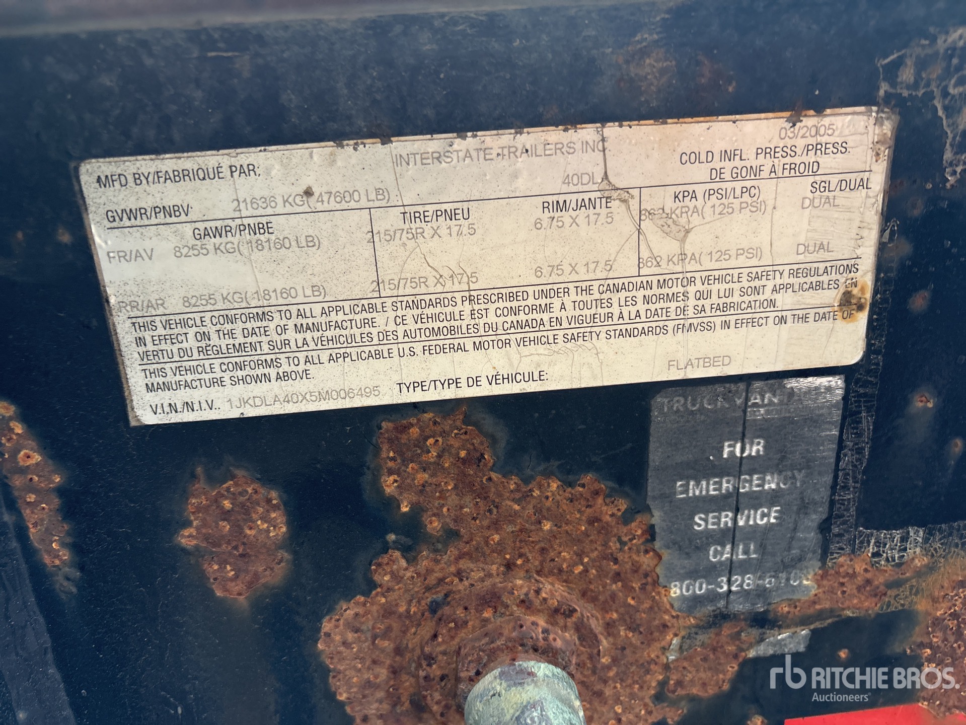 2005 Interstate 40DLA