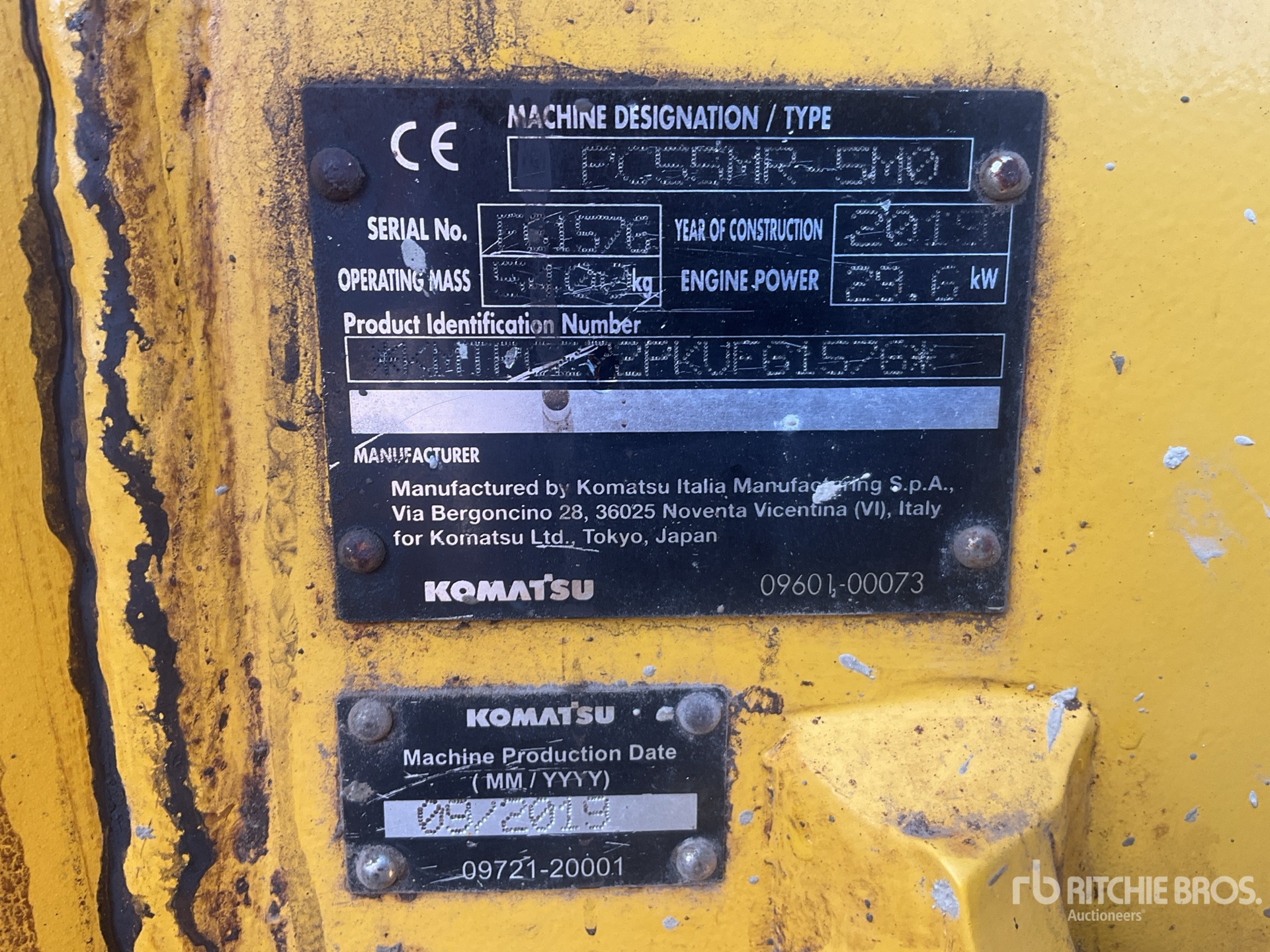 2019 Komatsu PC55MR-5