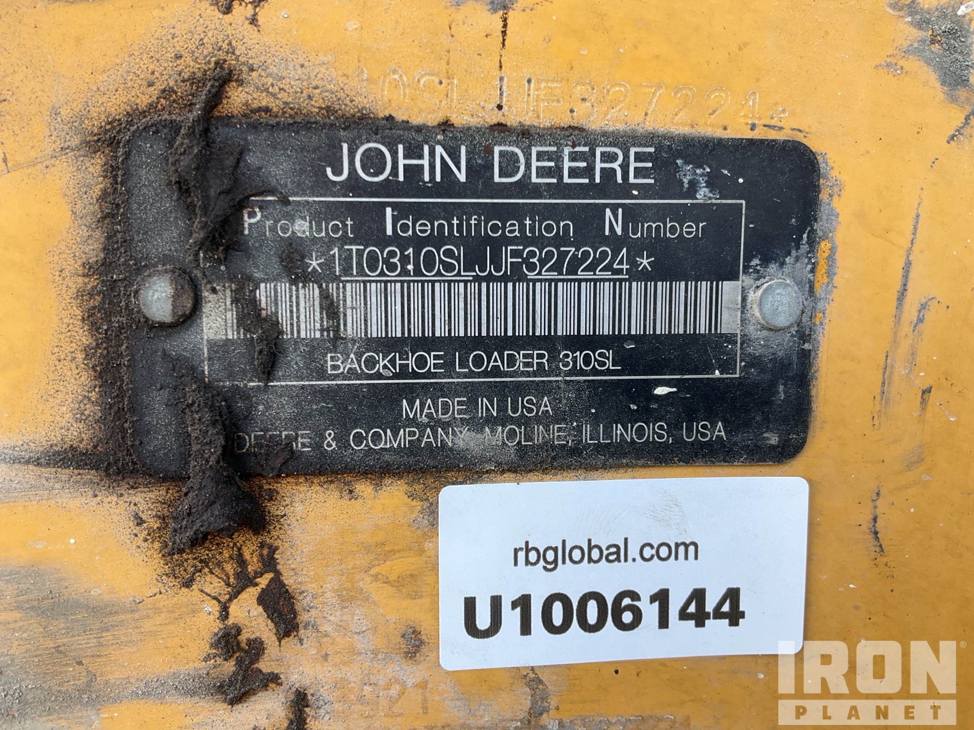 2018 John Deere 310SL