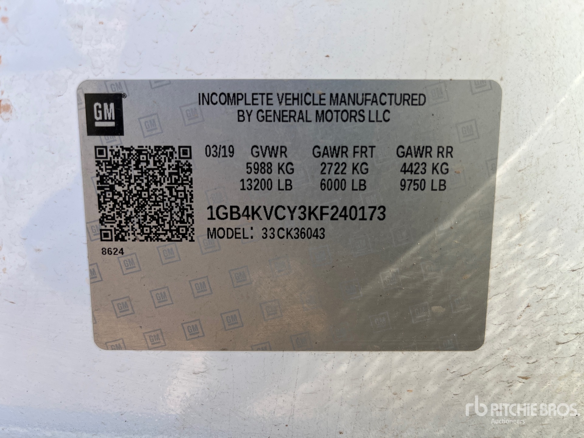 2019 Chevrolet SILVERADO 3500H