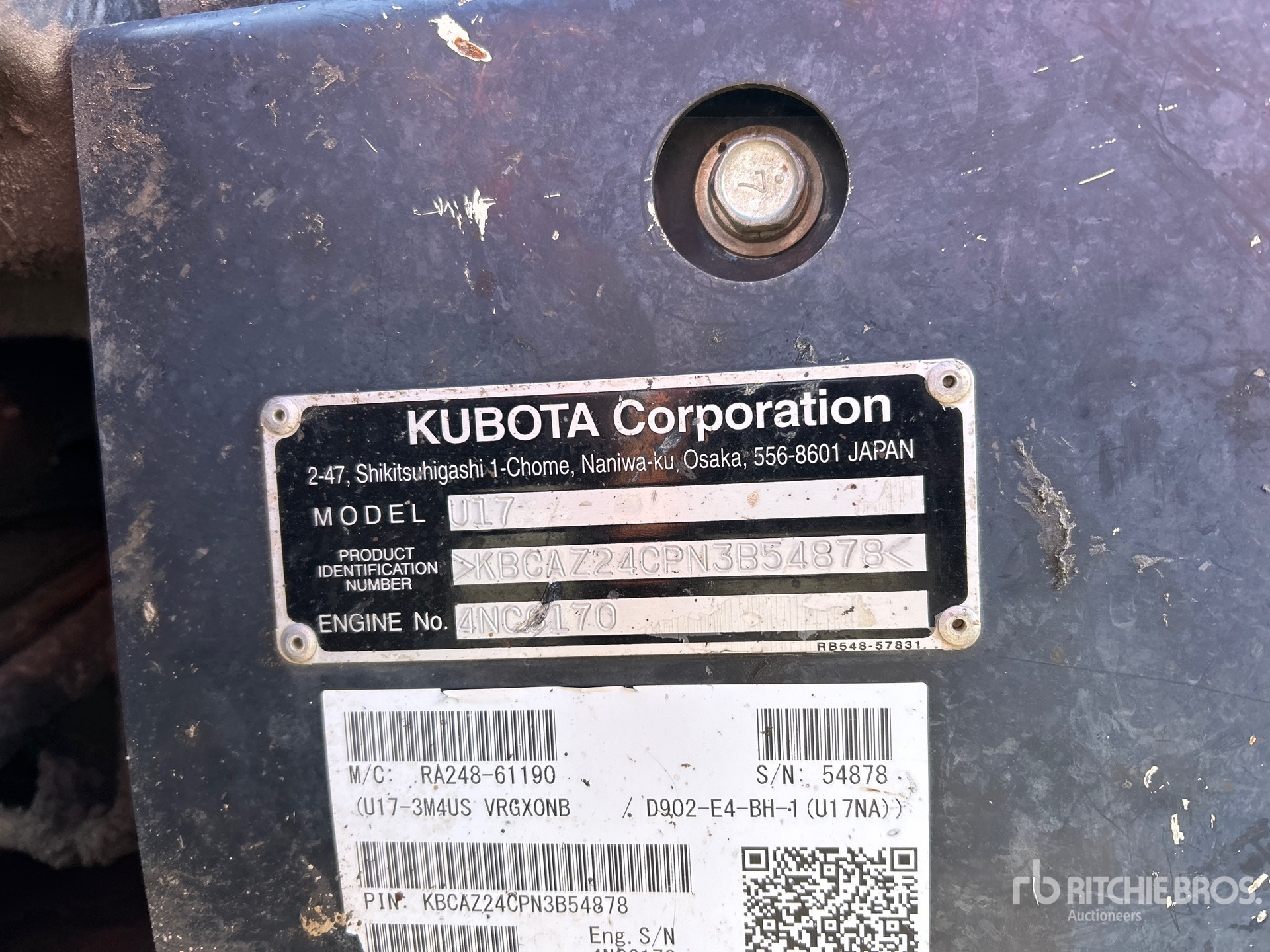 2022 Kubota U17