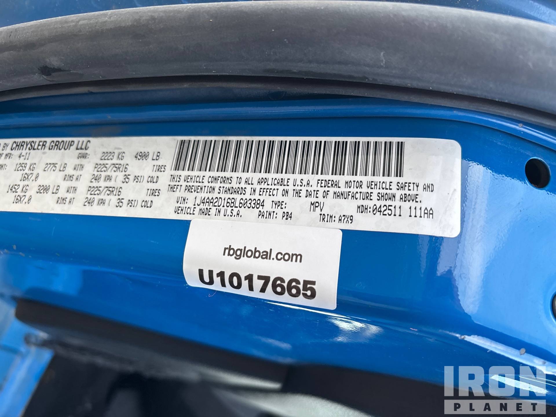 2011 Jeep WRANGLER SPORT