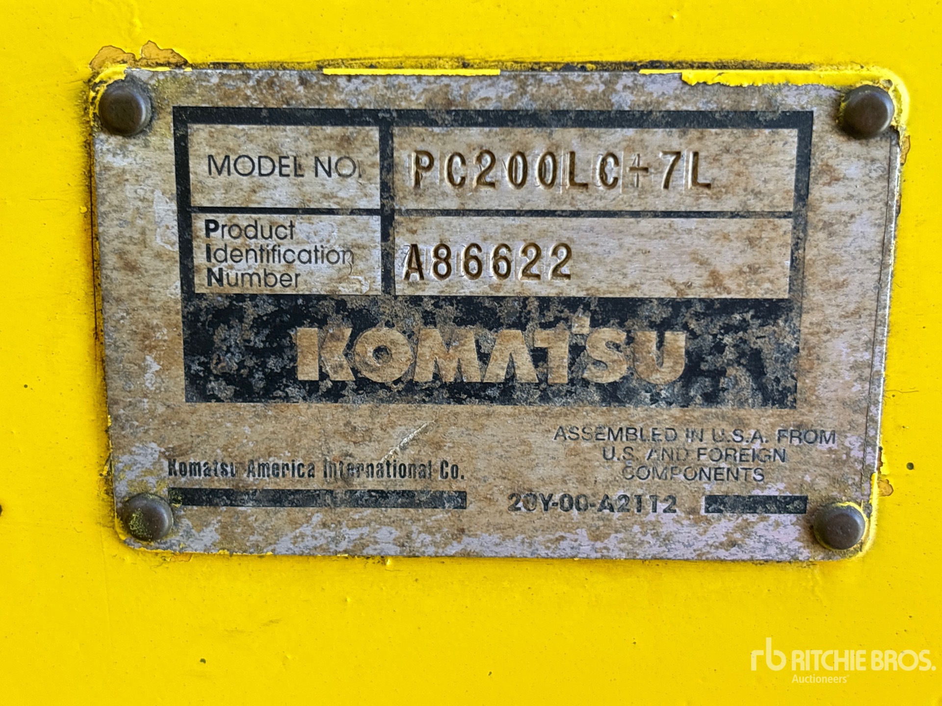 2003 Komatsu PC200LC-7L