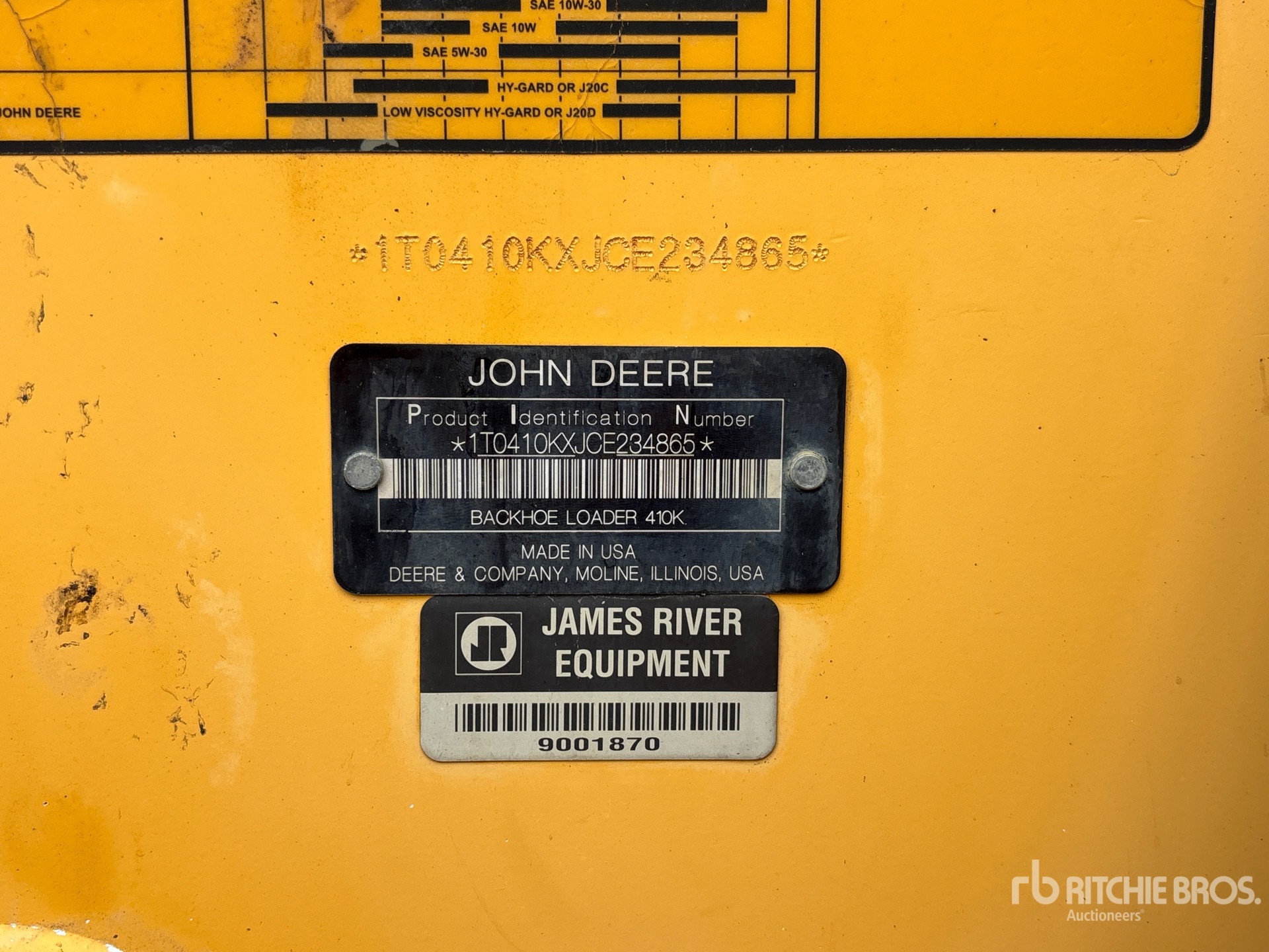 2013 John Deere 410K