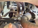 Engine with A/C Compressor