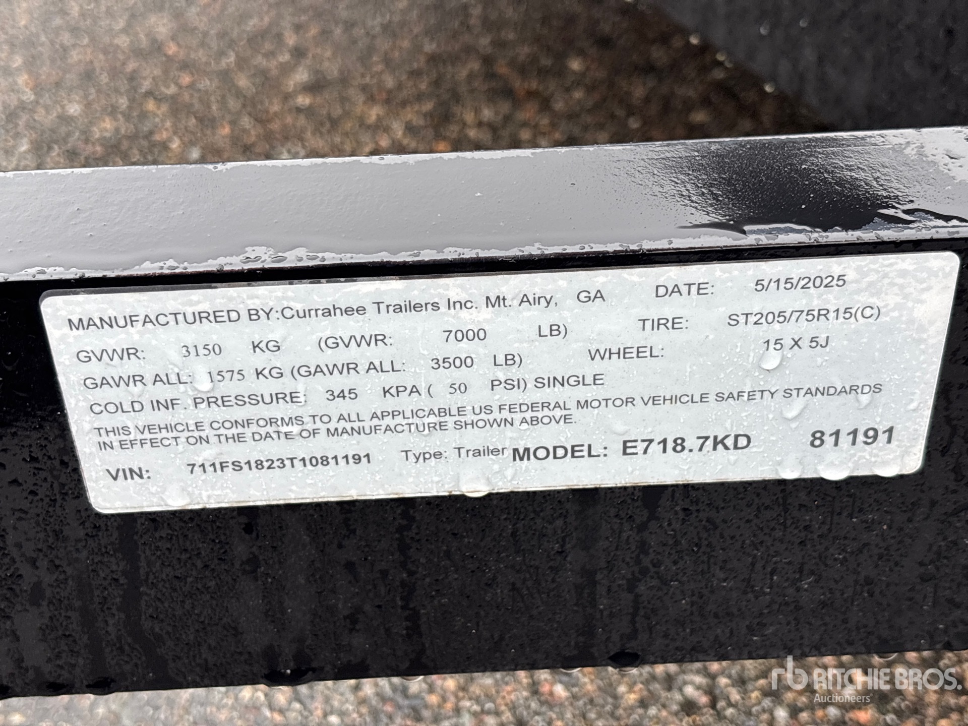 2026 Barrett 5000 lb 18 ft T/A