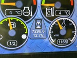 General Appearance with Hour Meter / Odometer