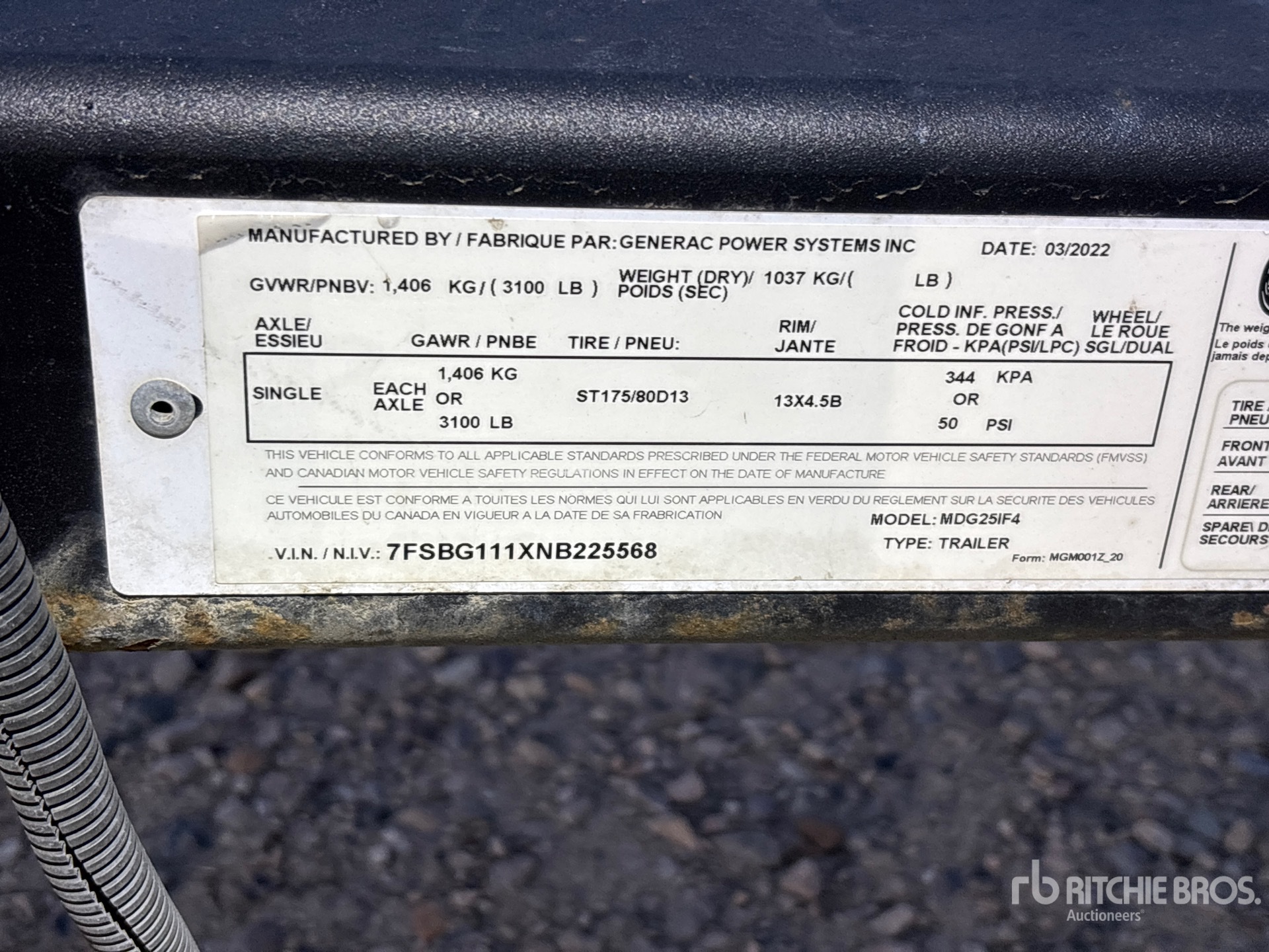 2022 Generac MDG25IF4