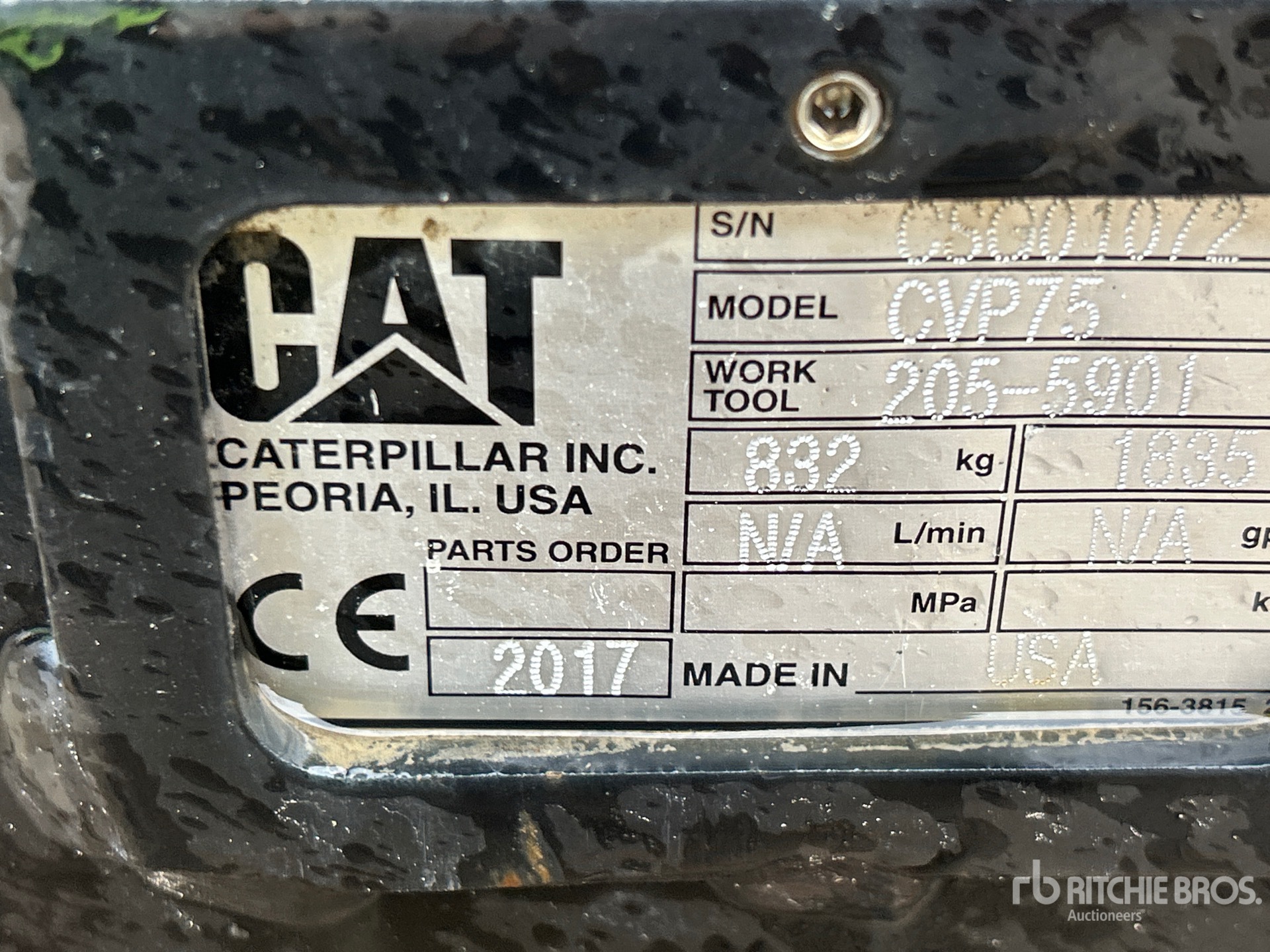 2017 Caterpillar CVP75