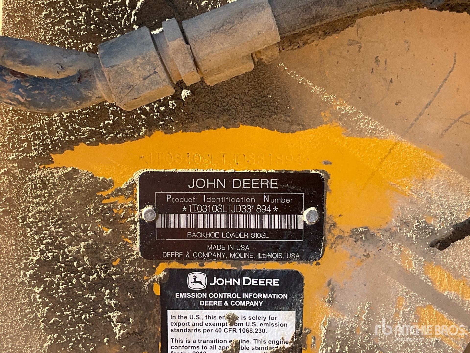 2018 John Deere 310SL