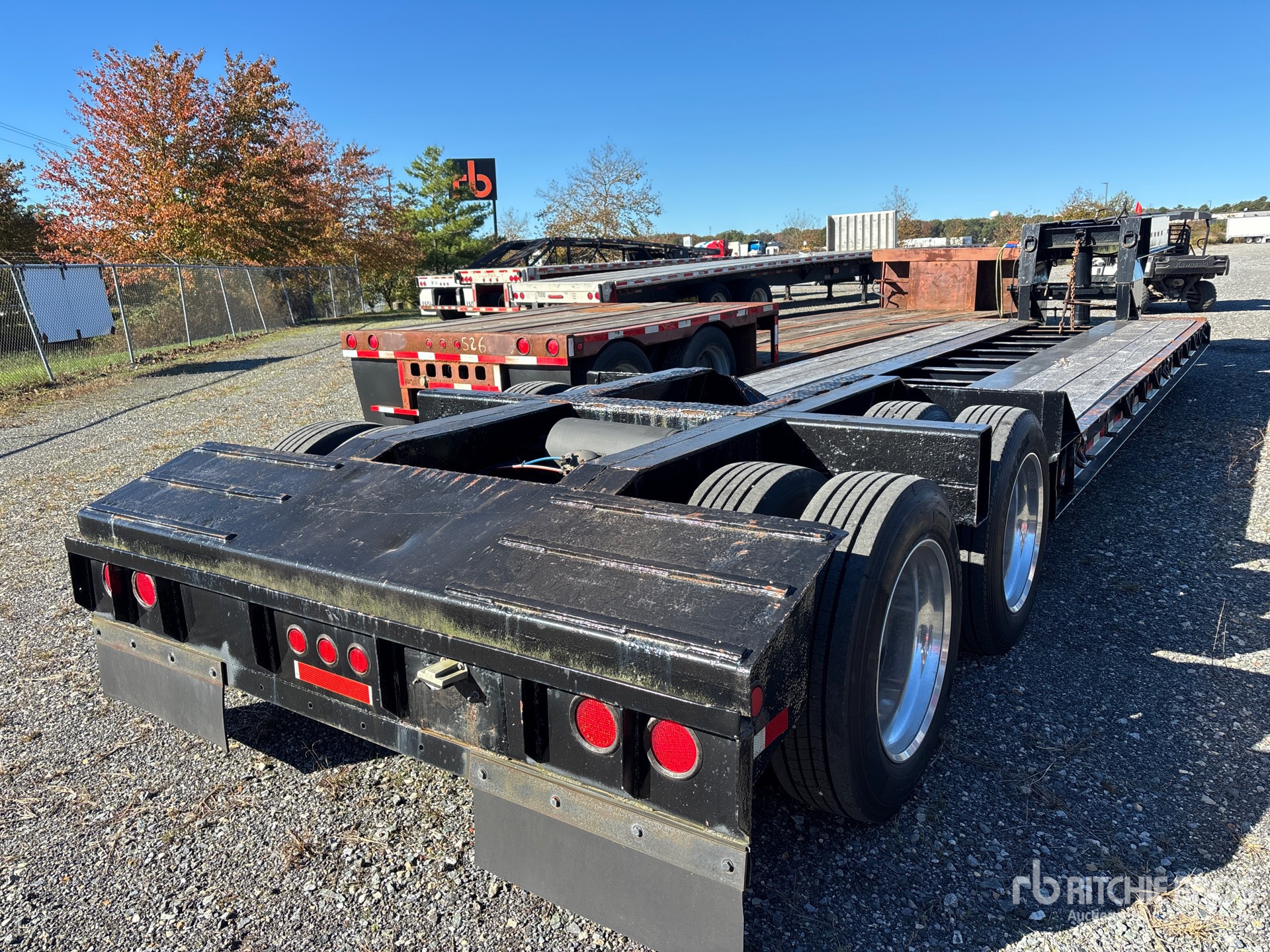 1987 Fruehauf T/A REMOVABLE GOOSENECK