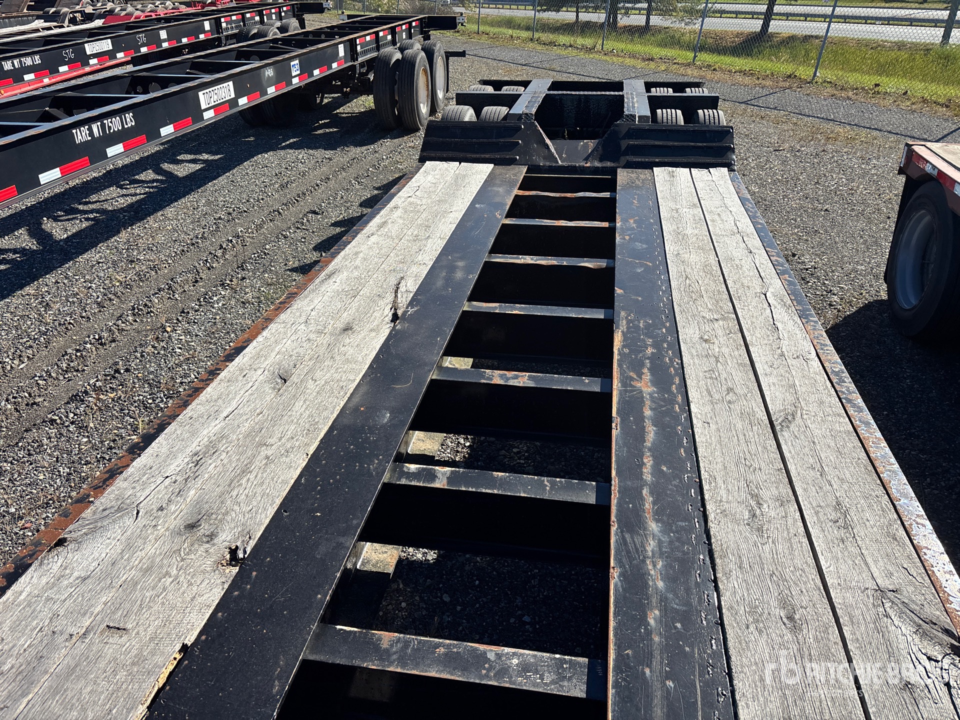 1987 Fruehauf T/A REMOVABLE GOOSENECK