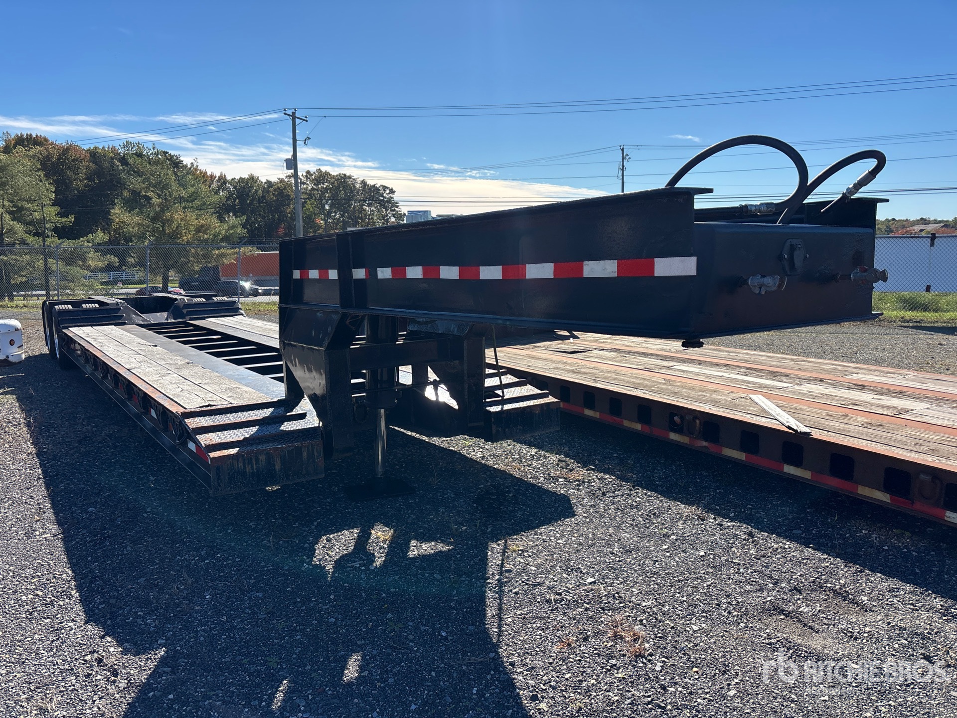 1987 Fruehauf T/A REMOVABLE GOOSENECK