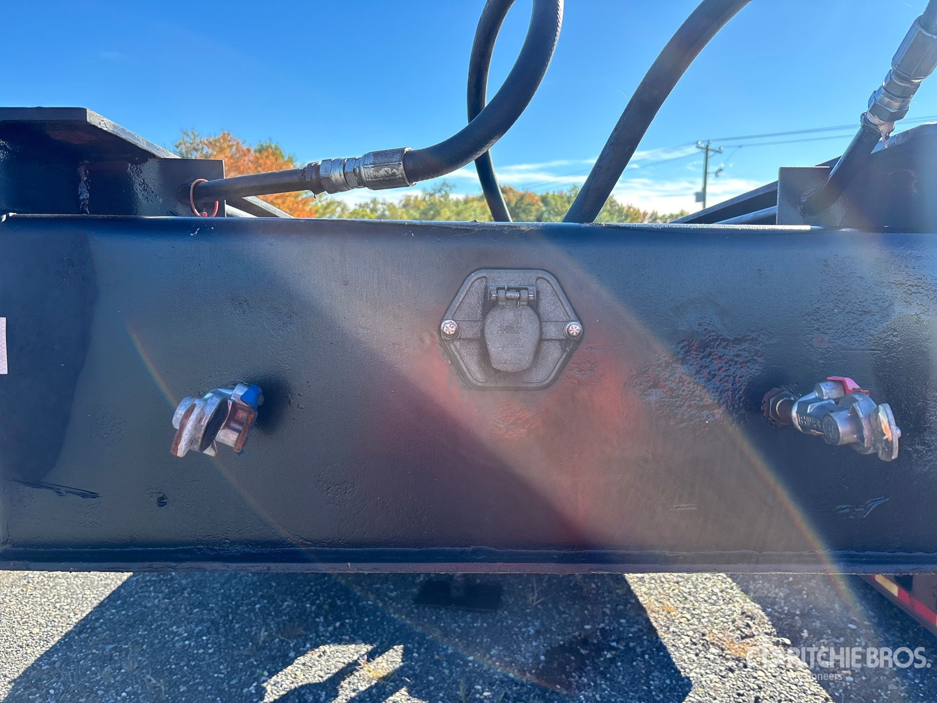 1987 Fruehauf T/A REMOVABLE GOOSENECK