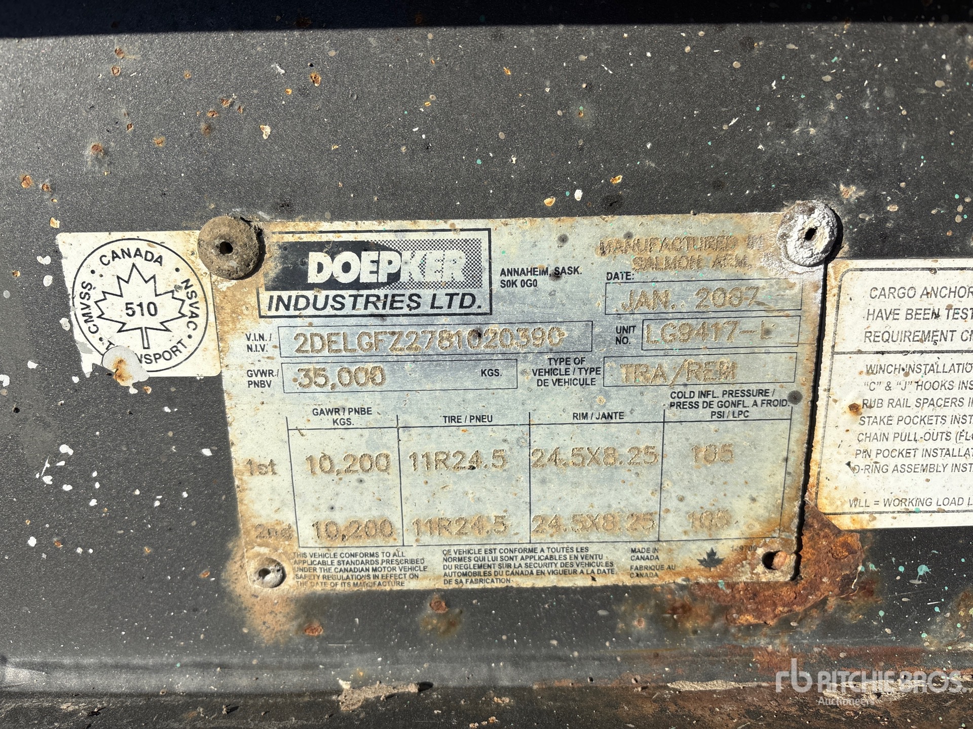 2008 Doepker LG9417-L