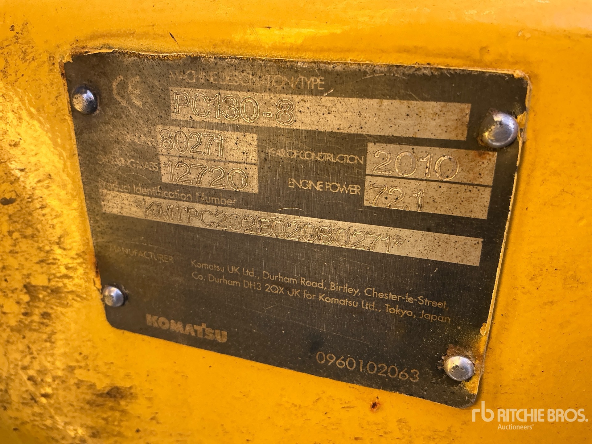 2010 Komatsu PC130-8