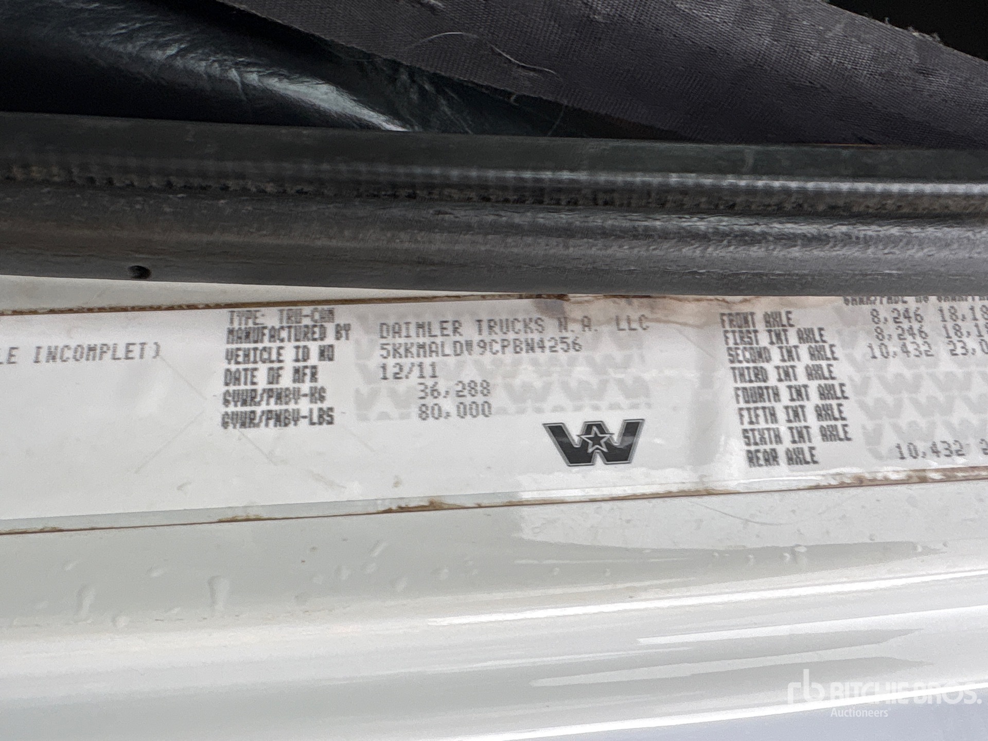 2012 Western Star 4900