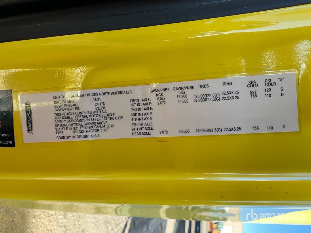 2022 Freightliner CASCADIA 126