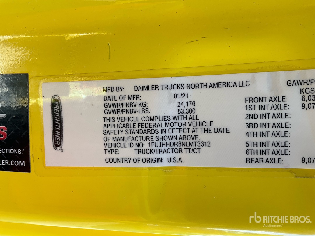 2022 Freightliner CASCADIA 126