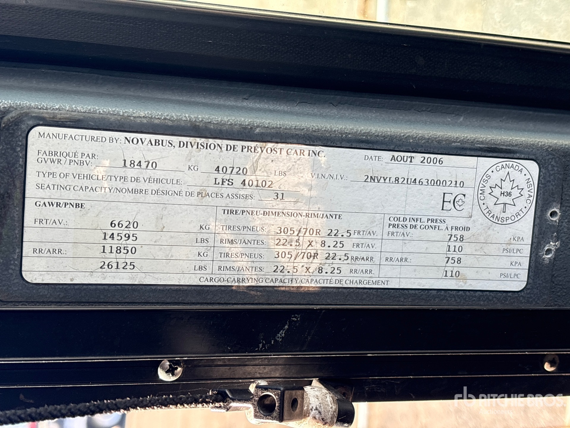 2006 Novabus LFS L1293
