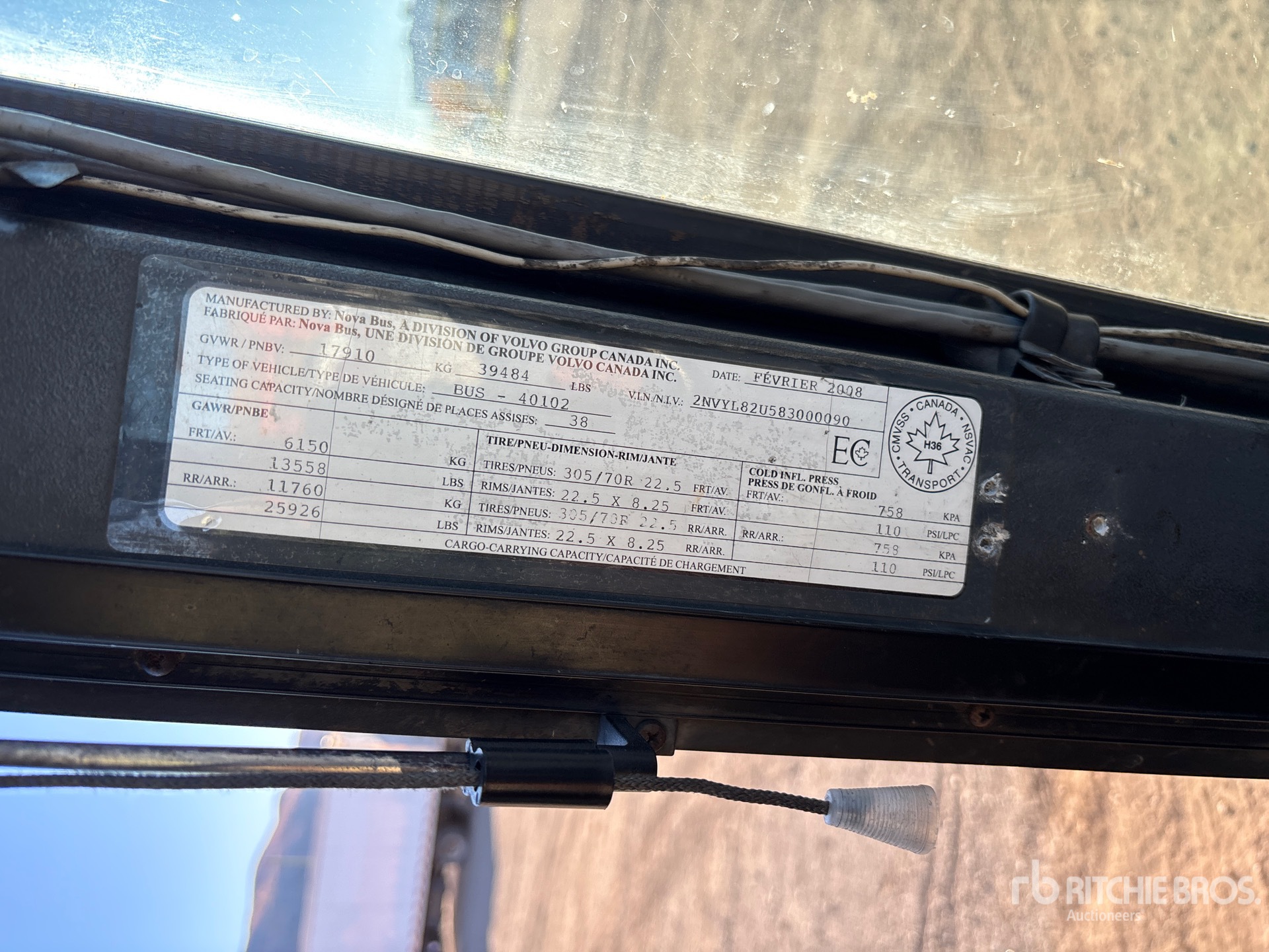 2008 Novabus LFS