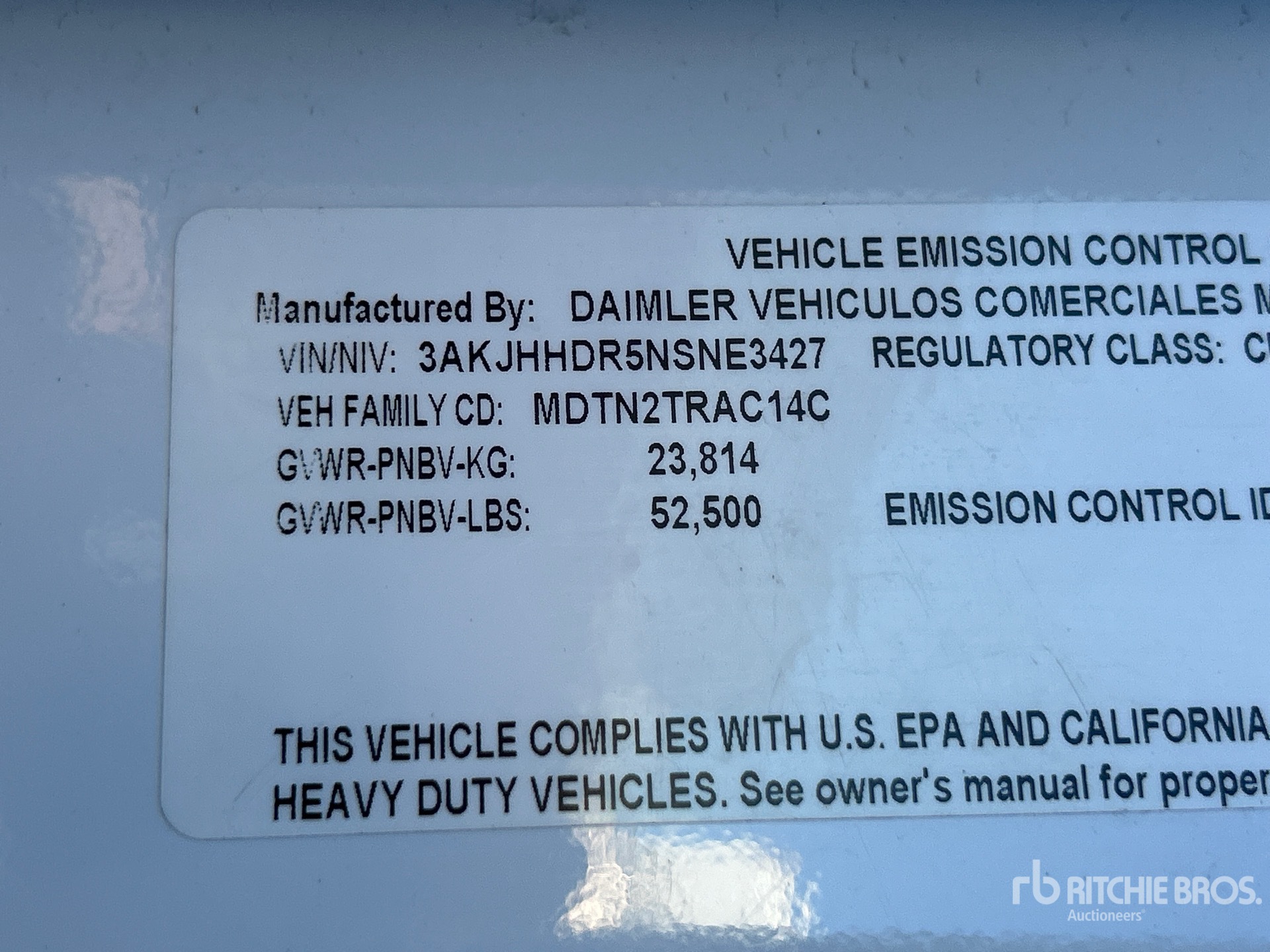 2022 Freightliner CASCADIA 126