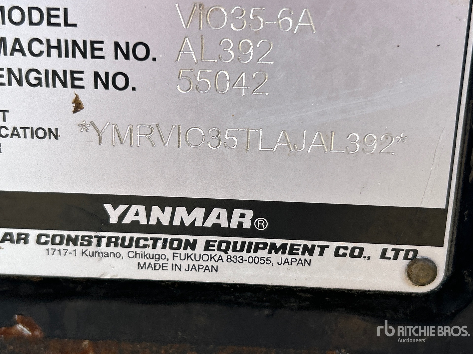 2020 Yanmar VIO35-6A