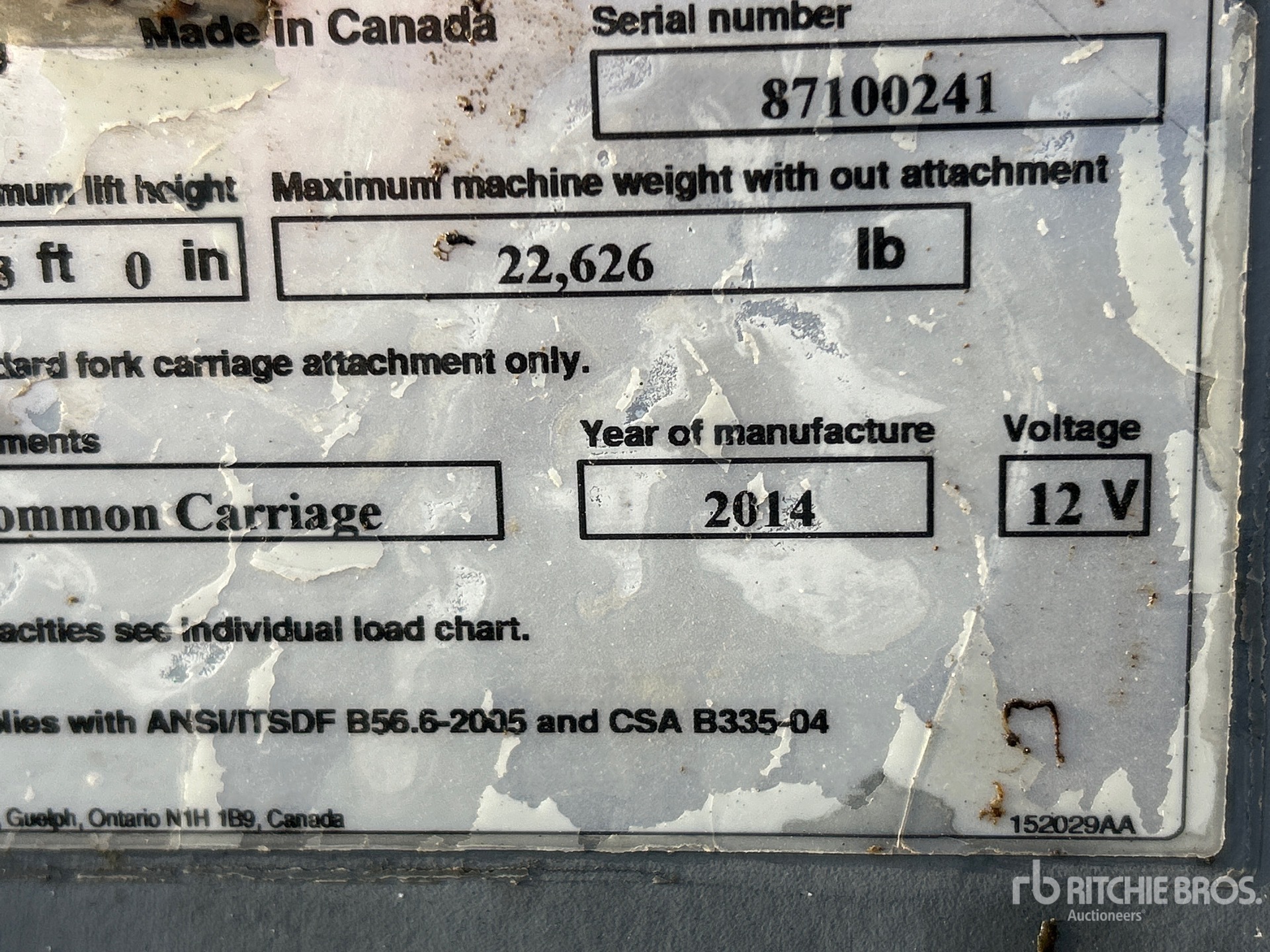 2014 Skyjack VR-843E
