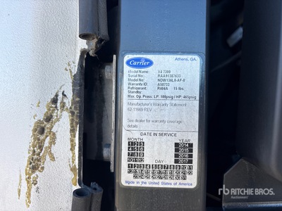 General Appearance with Refrigeration Unit Serial Number