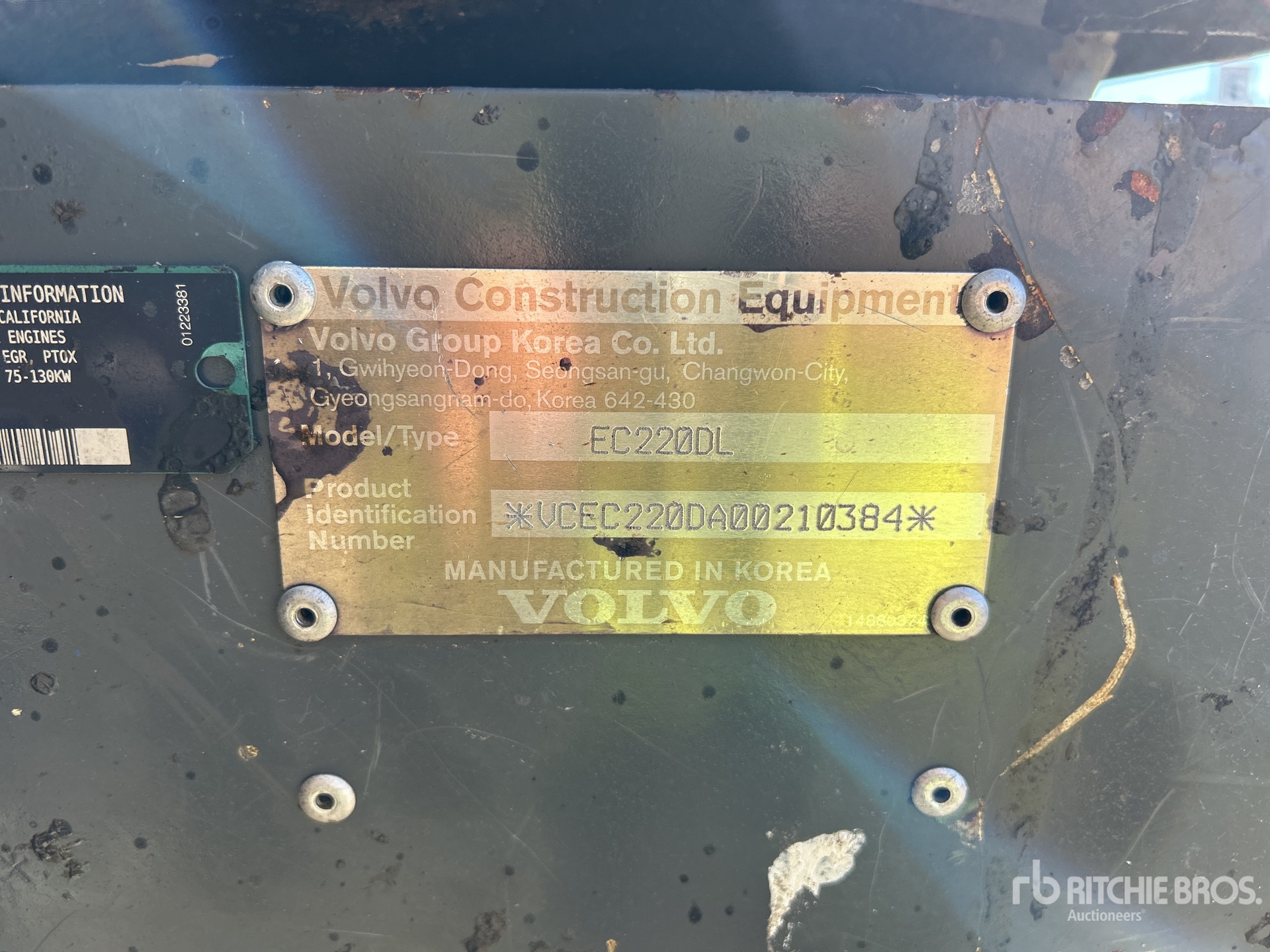 2013 Volvo EC220DL