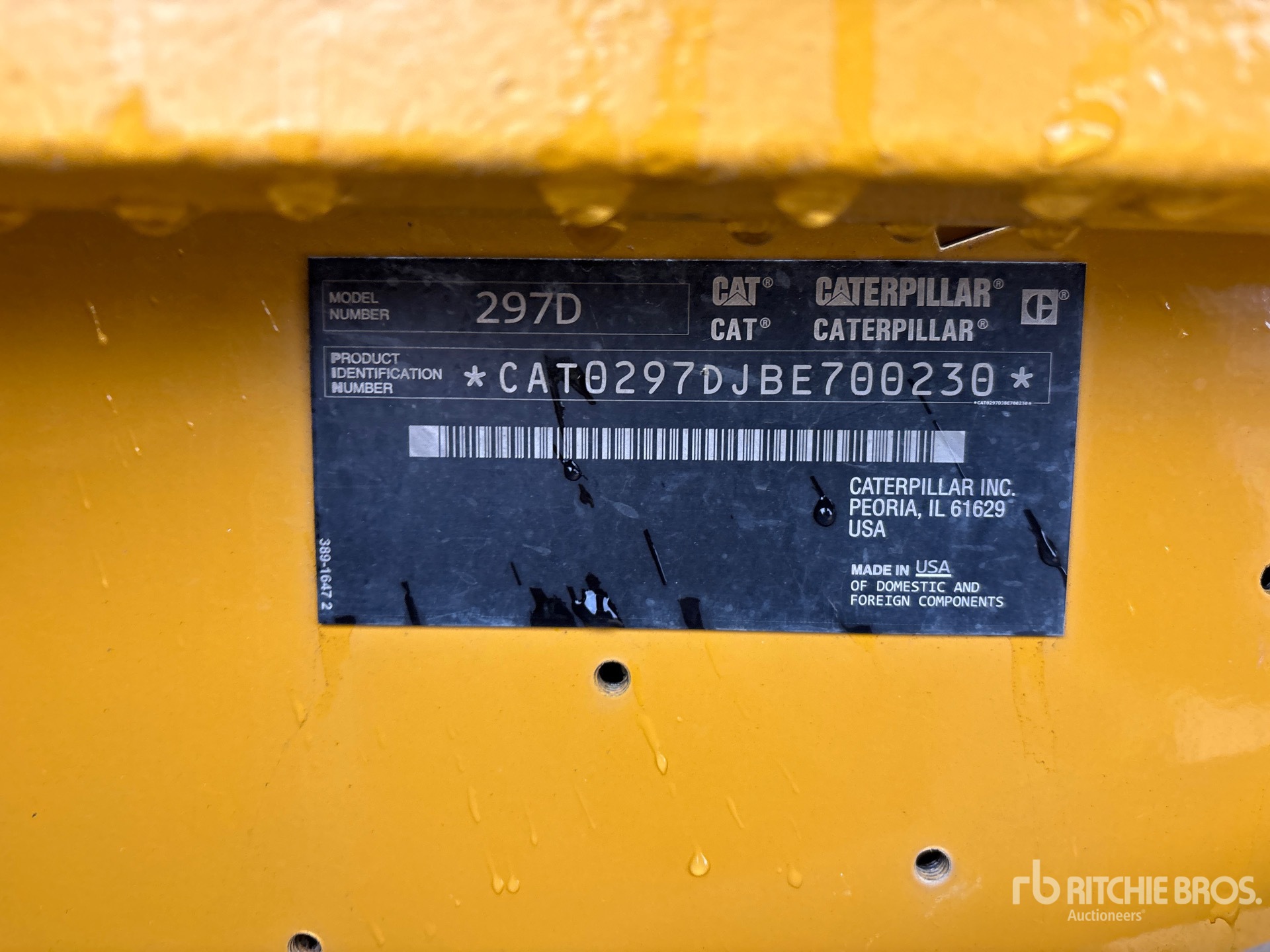 2015 Caterpillar 297D